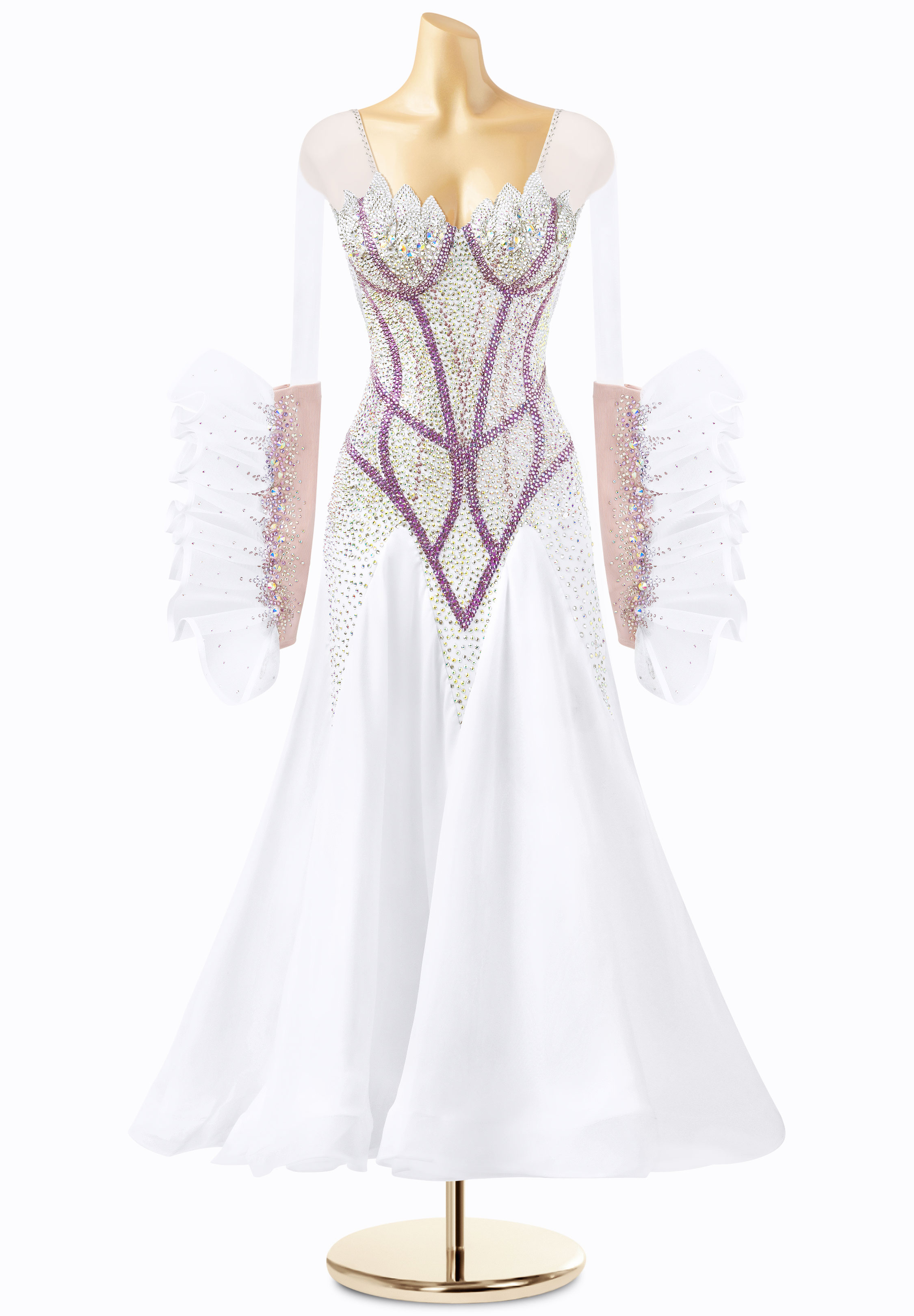 Celestial Frill Smooth Gown AD-S2930