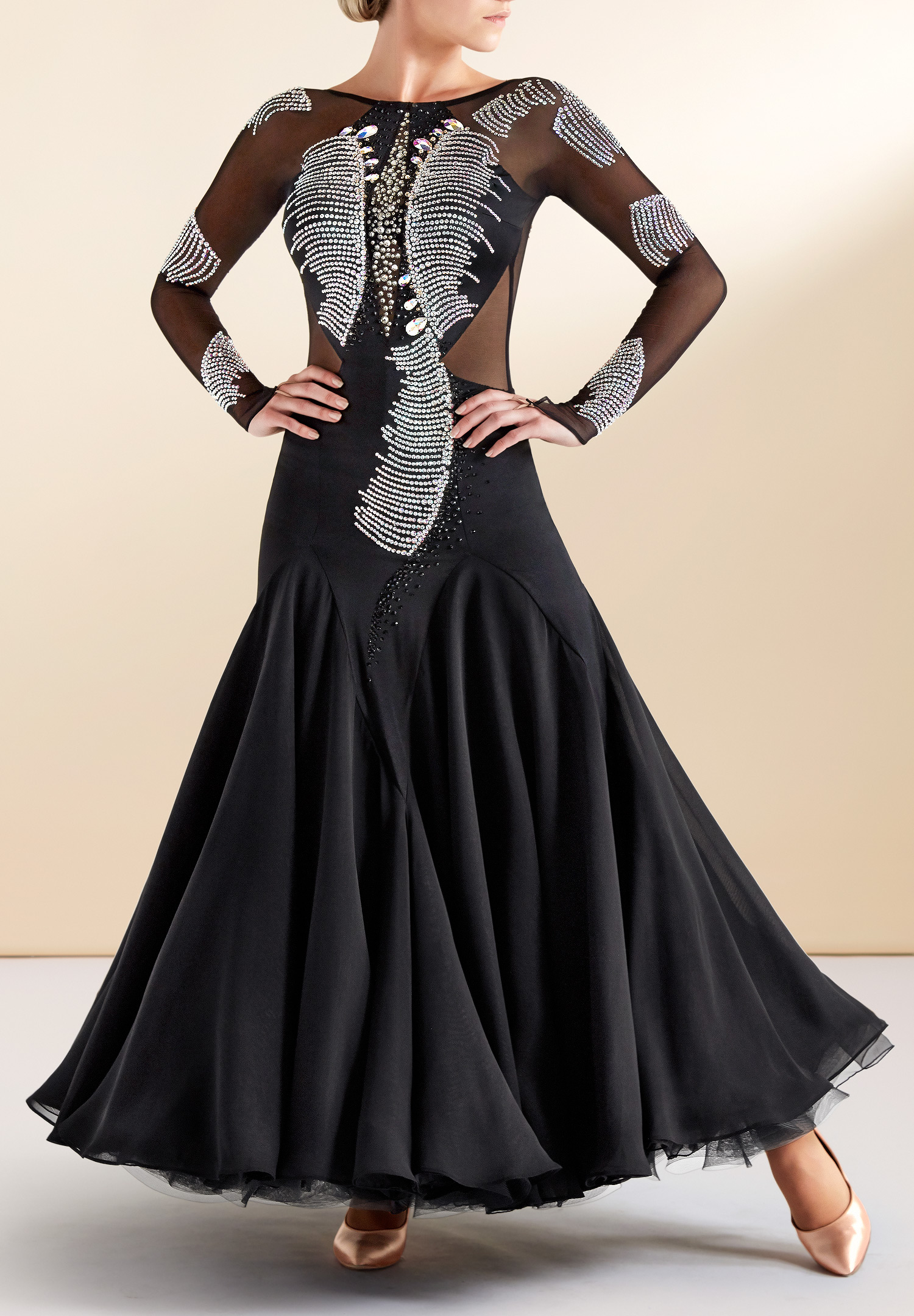 Cherish Crystallized Ballroom Competition Dress PC-BMD-005