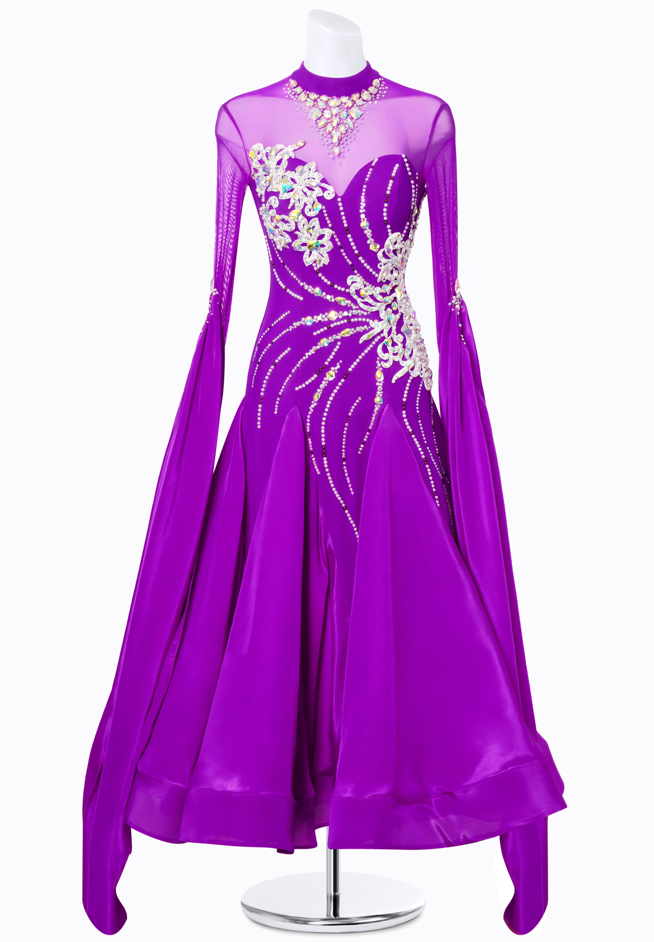 Crystal Applique Ballroom Gown MF-B0278