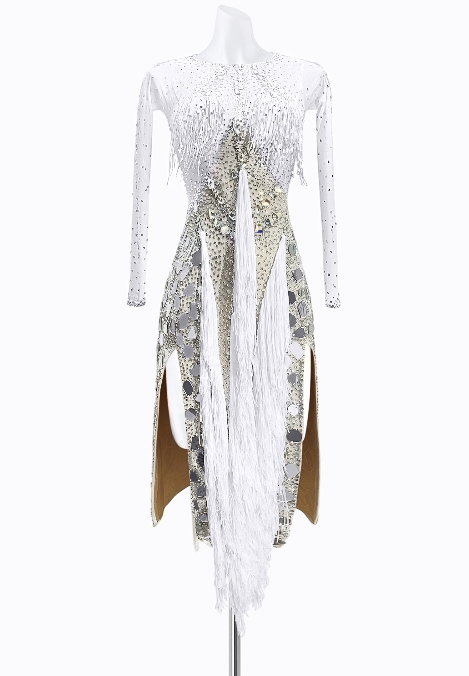 Crystal Reflection Latin Dress JT-L2183