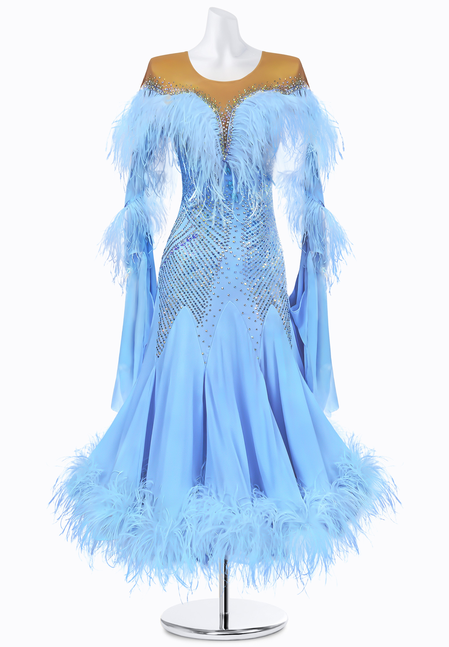 Crystal Sky Ballroom Dress AM-B3317