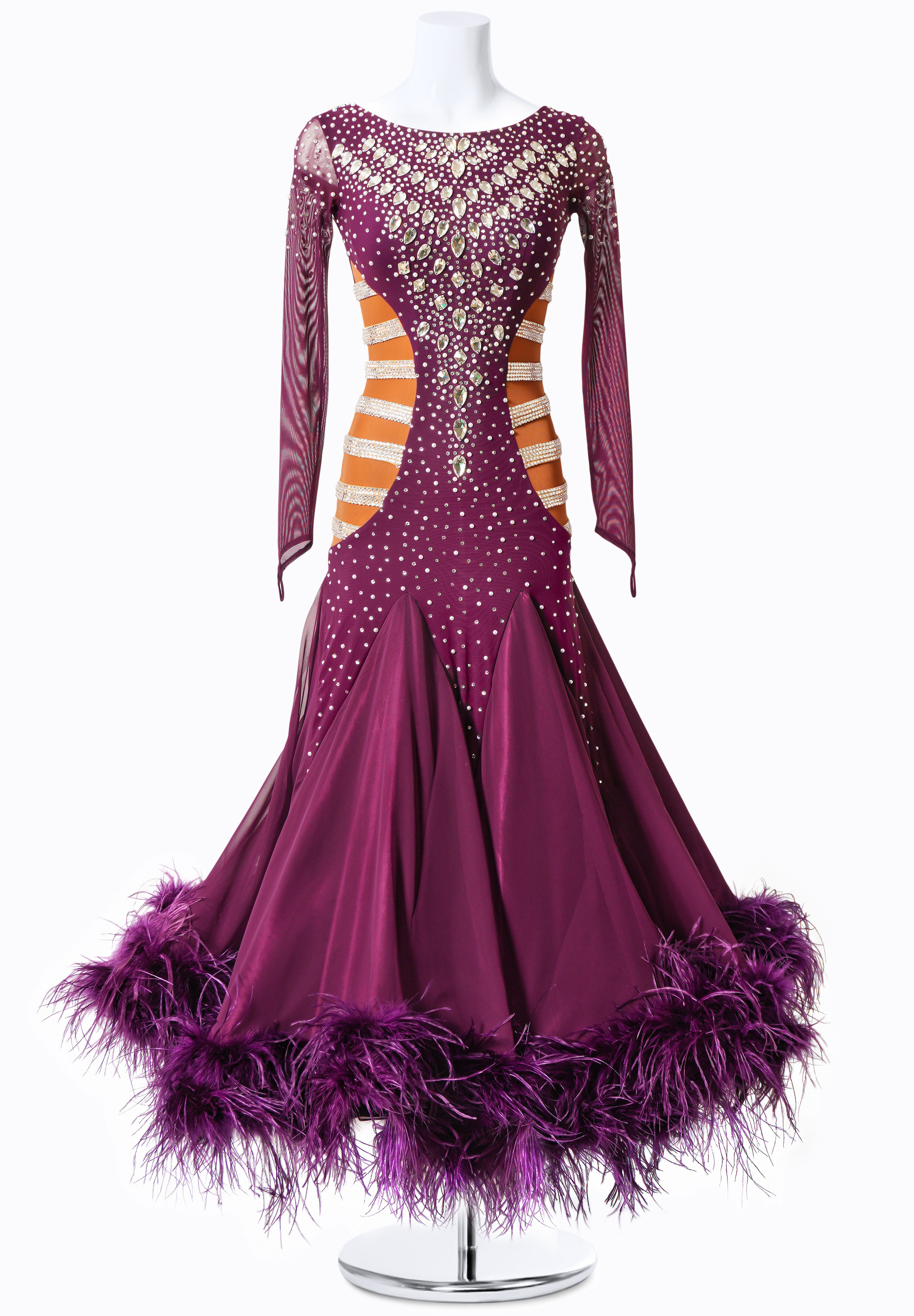 Crystal Storm Full Skirt Ballroom Dress MF-B0084