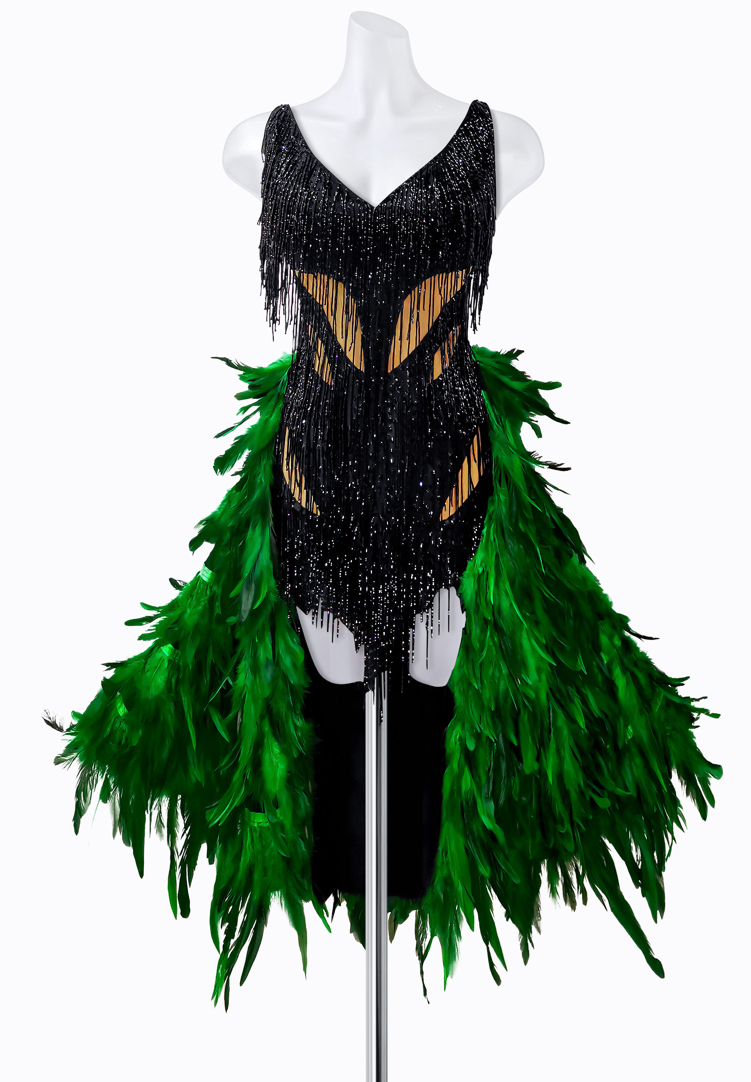 Dark Neon Latin Dress AM-L3131