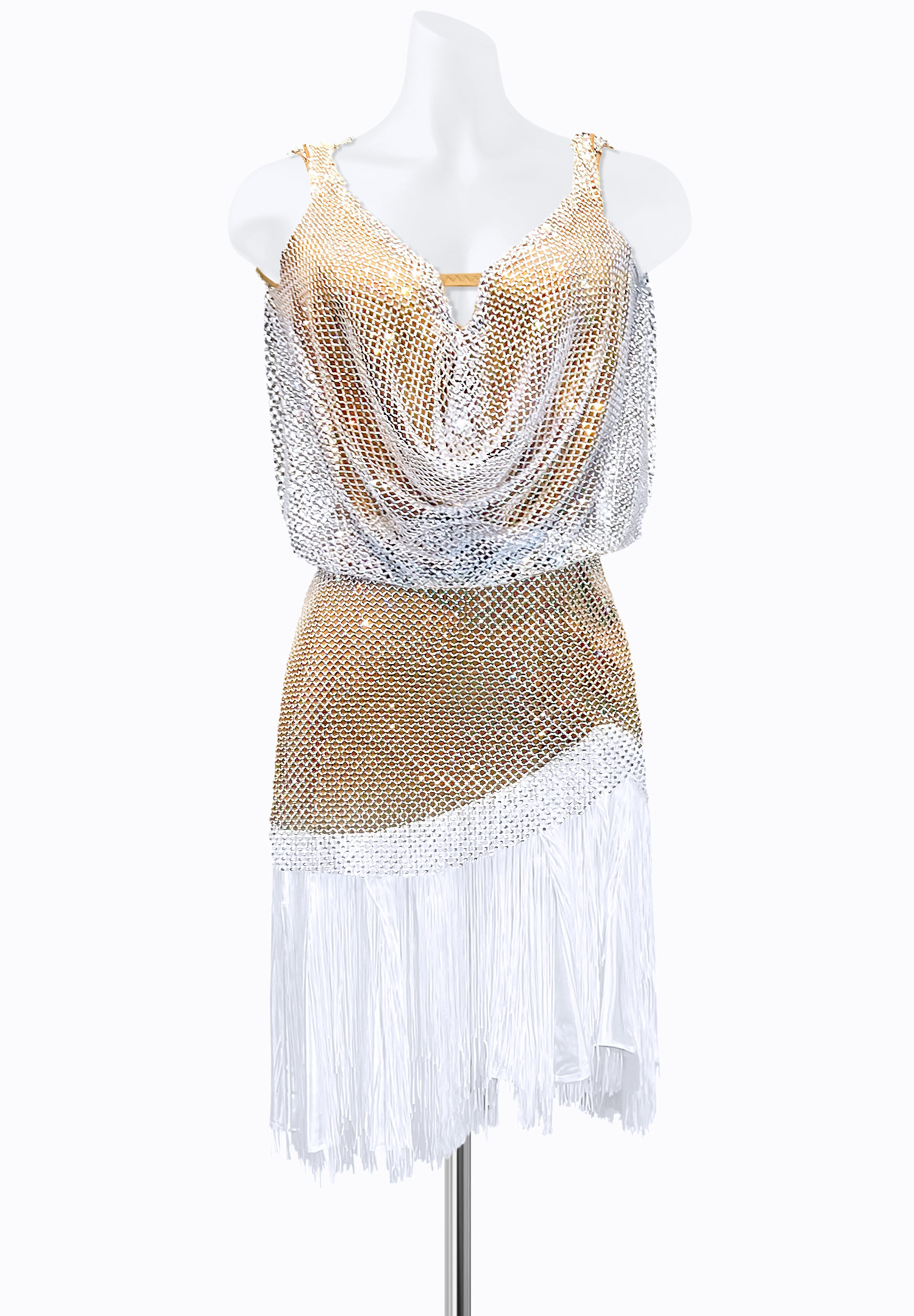 Delicate Mesh Latin Dress PR-L215217