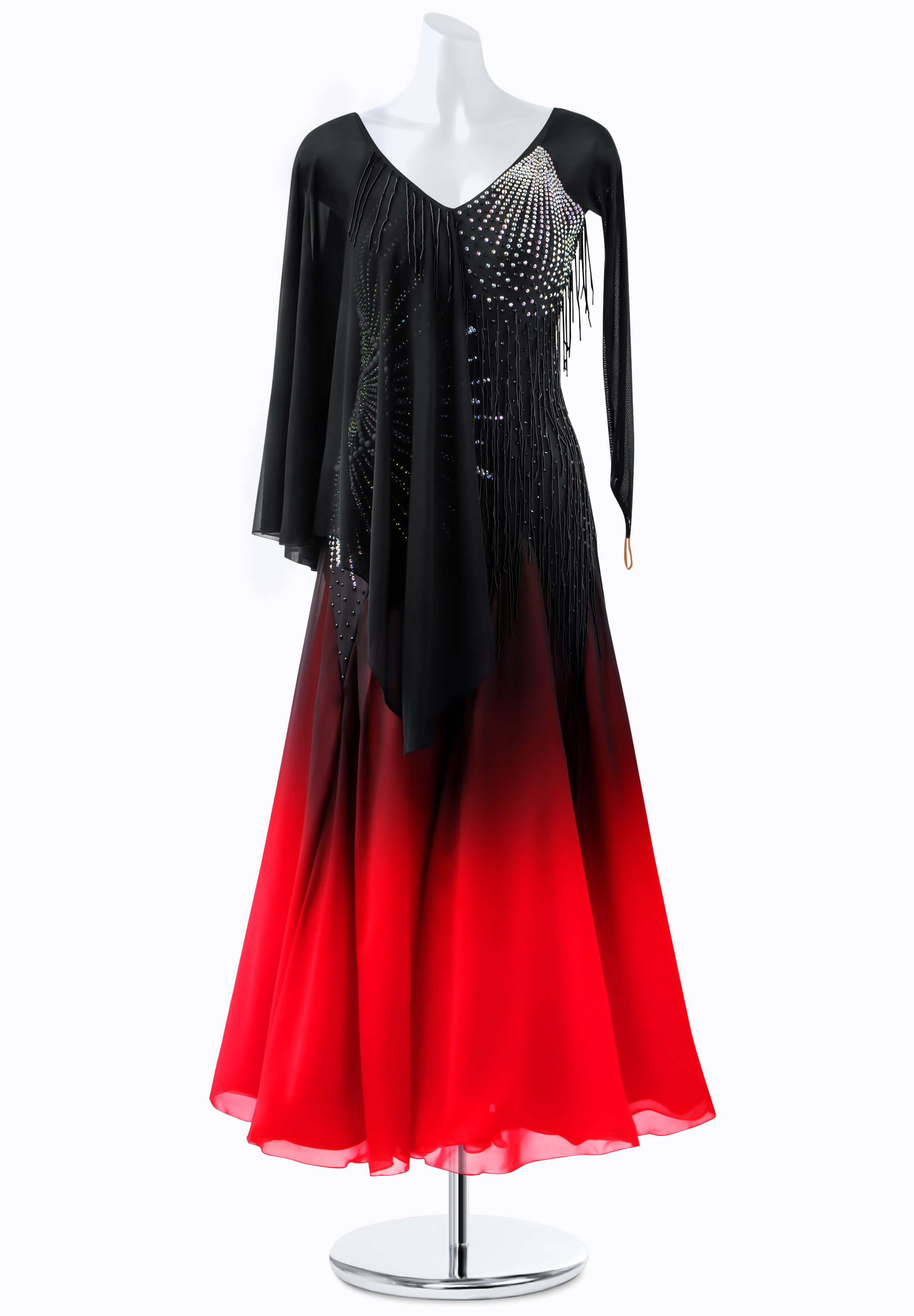 Draped Ombre Smooth Gown JT-S3665A