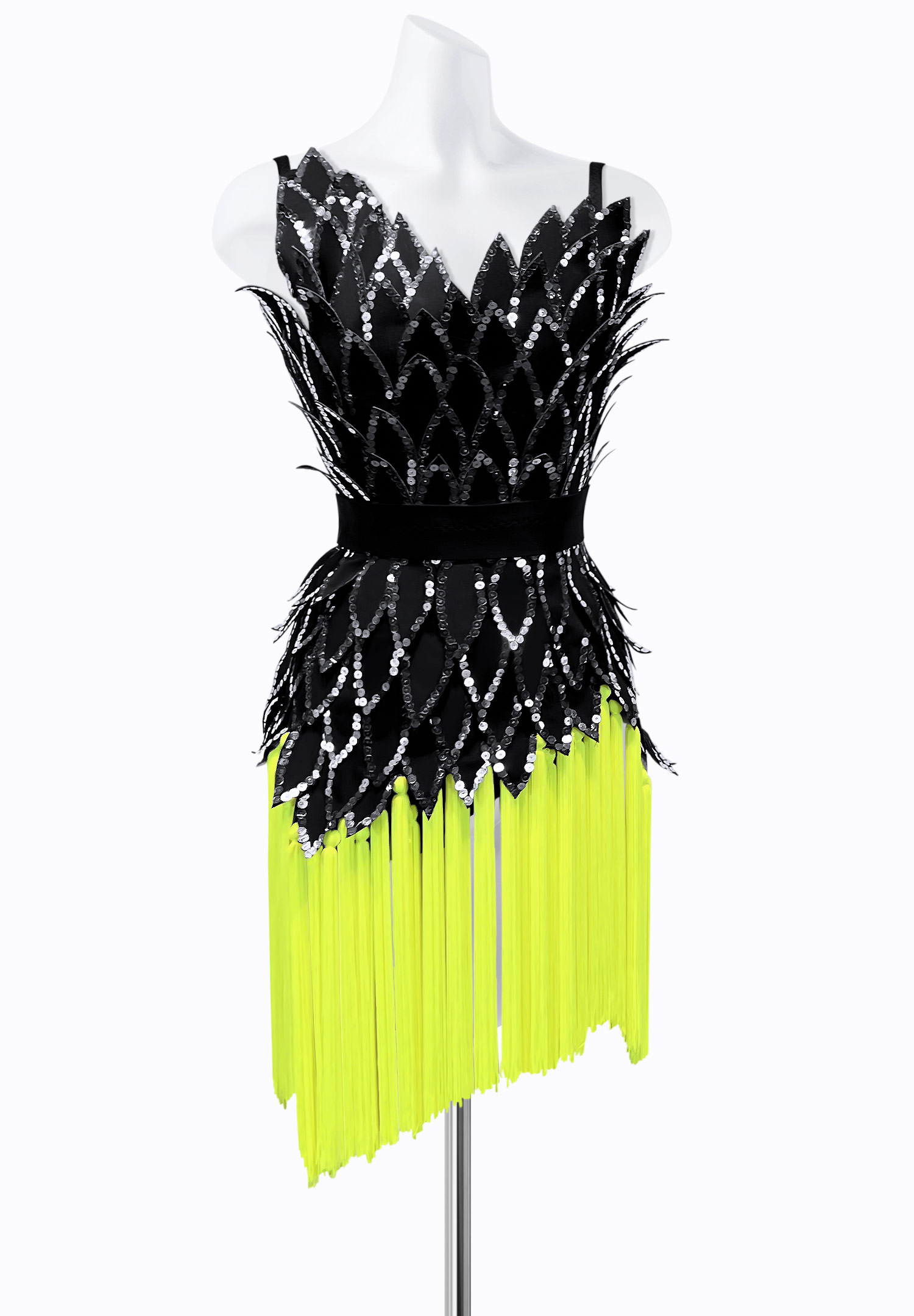 Electric Applique Latin Dress PR-L215231