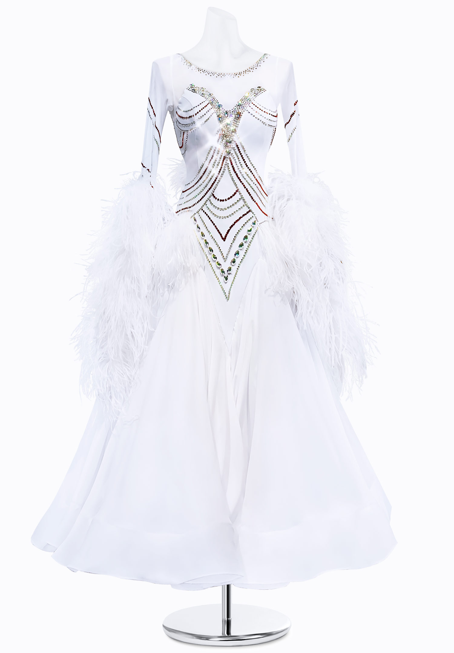  Feather Delight Ballroom Gown PR-B200004