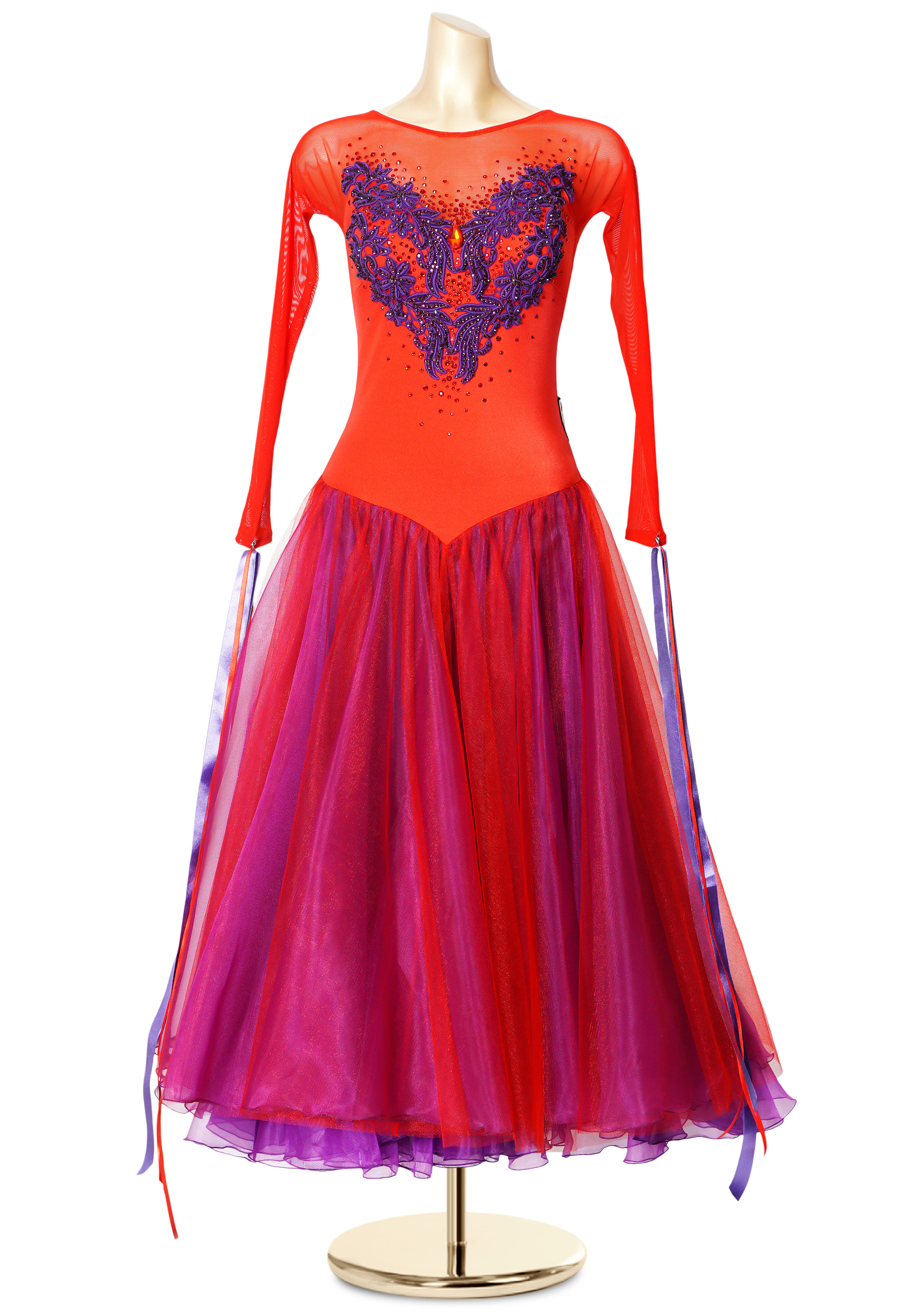 Fire Heart Ballroom Gown PC-WB190407