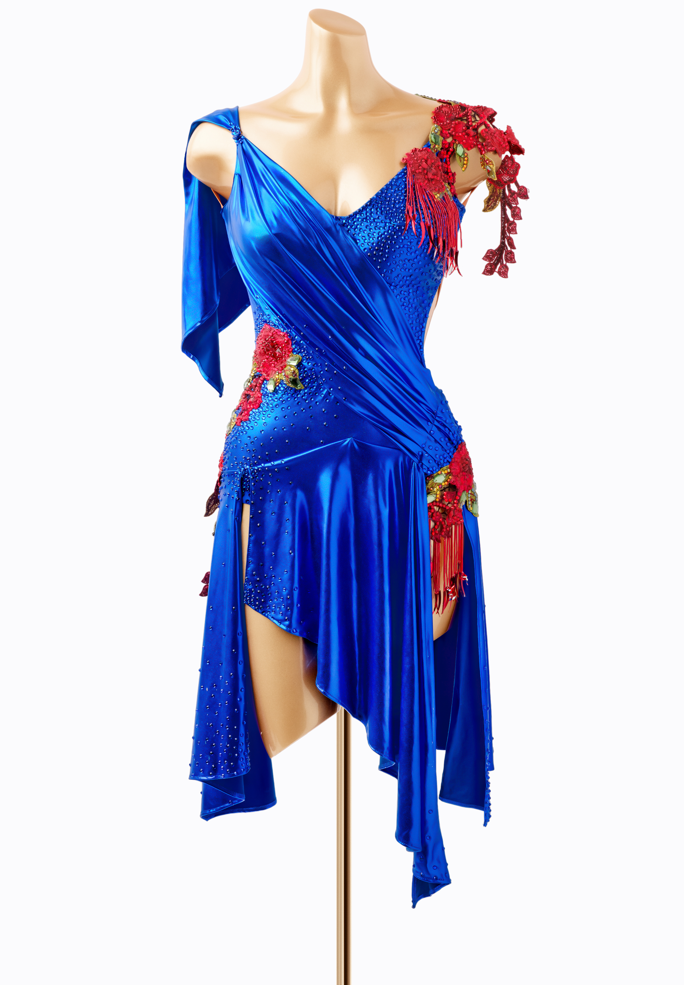 Floral Vine Latin Dress VB-L24002