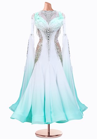 Frosted Mint Ballroom Gown TID-BM1274