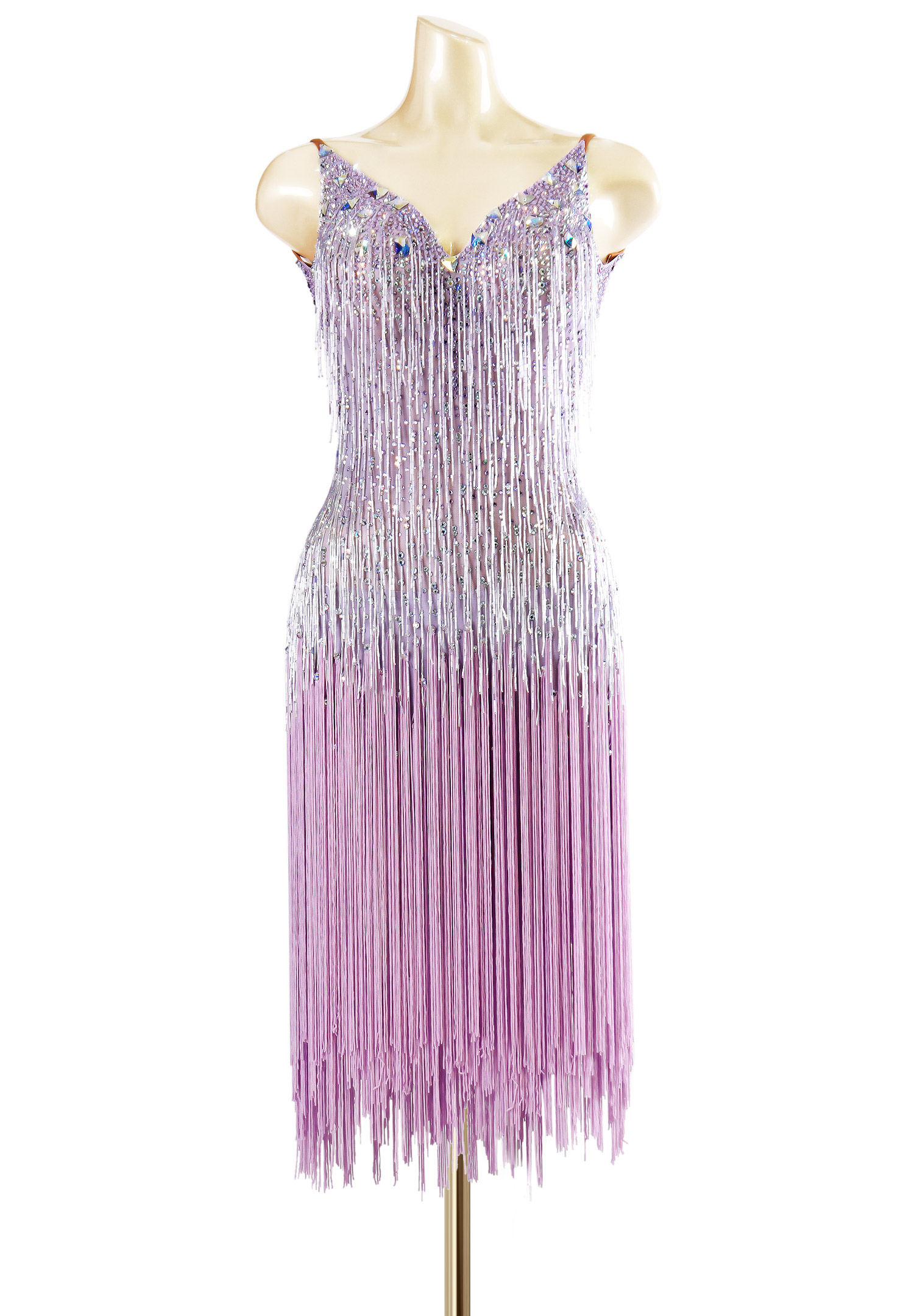 Fully Fringe Latin Competition Dress PC-WL180041