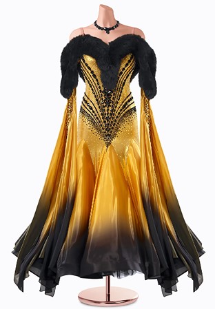 Gilded Raven Ballroom Gown TID-BM1227