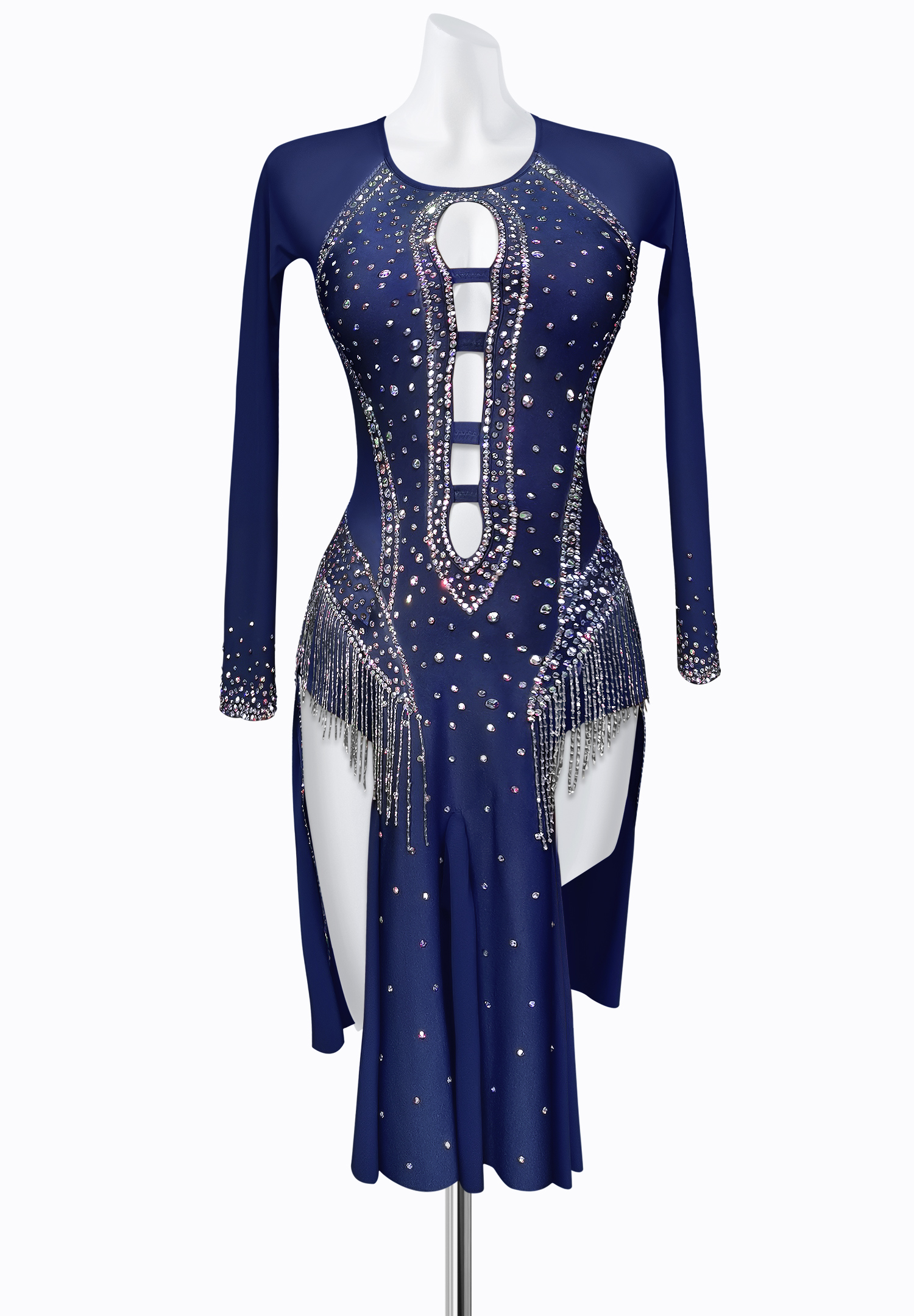 Ice Crystal Latin Dress AM-L3409