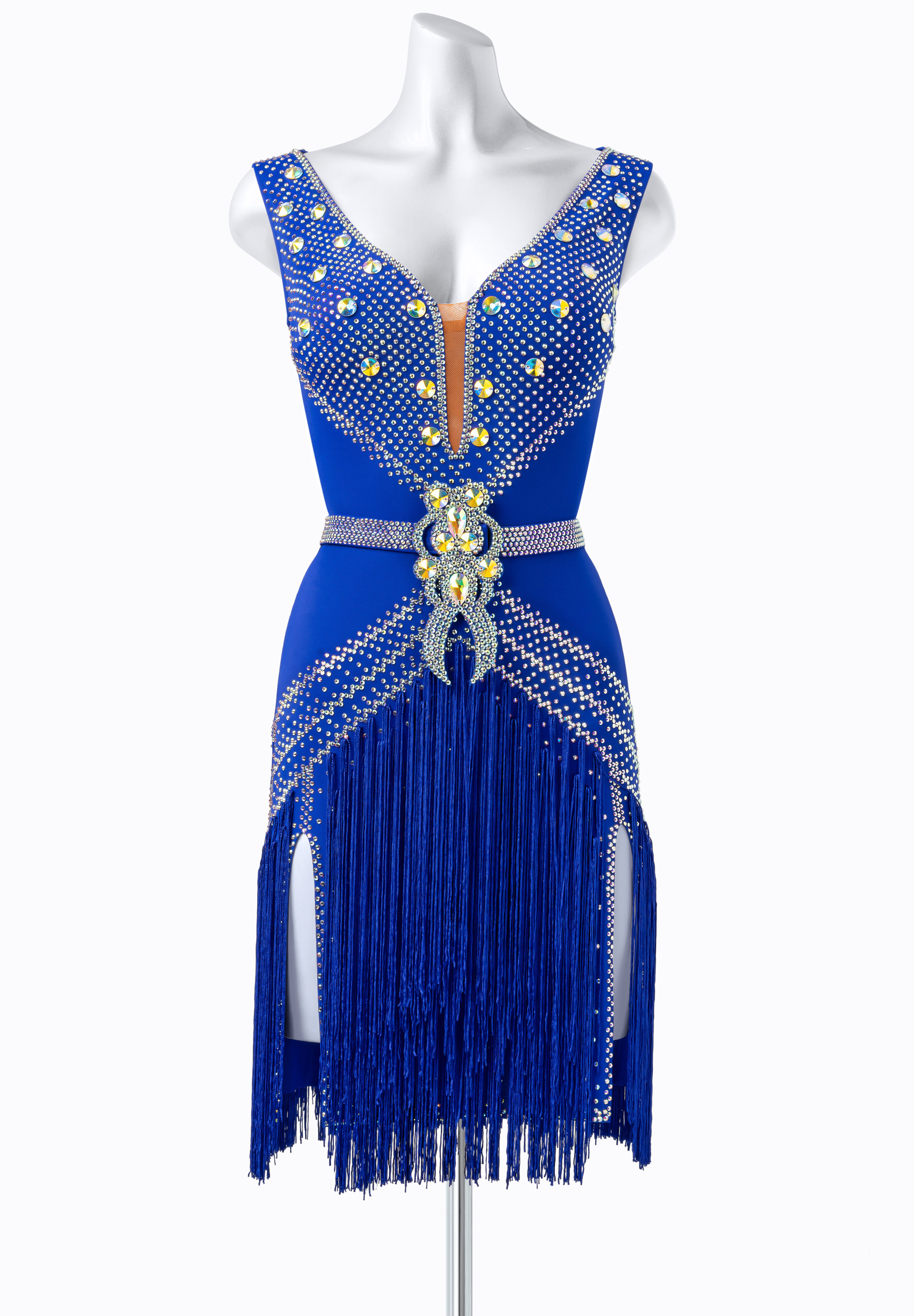 Ice Escape Fringe Latin Dress PC-PCDSR22601