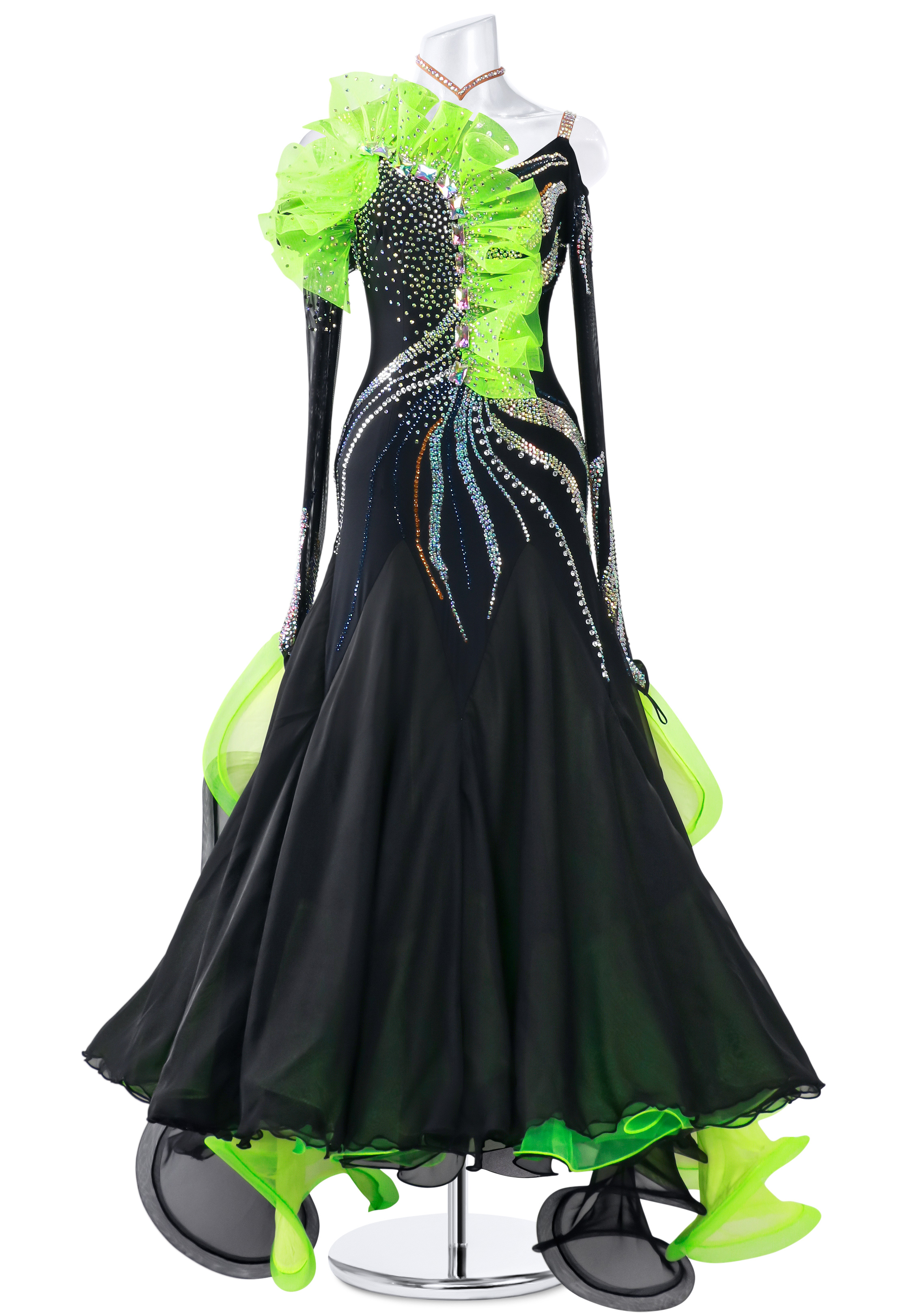 Intelligent Florist Ballroom Costume For Dance MQ-B123