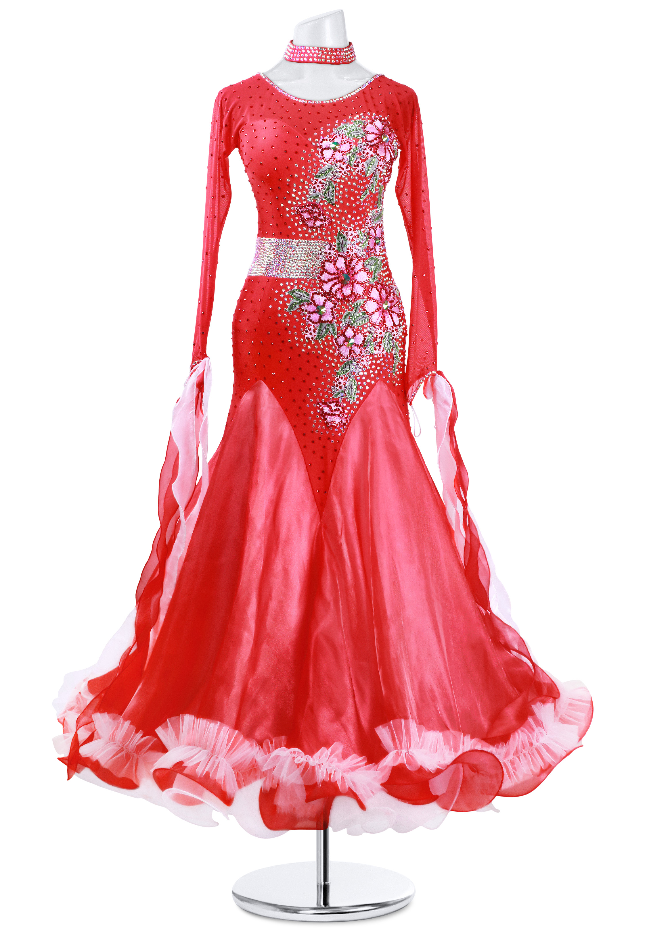 Inviting Flower Path Ballroom Dress MQ-B160