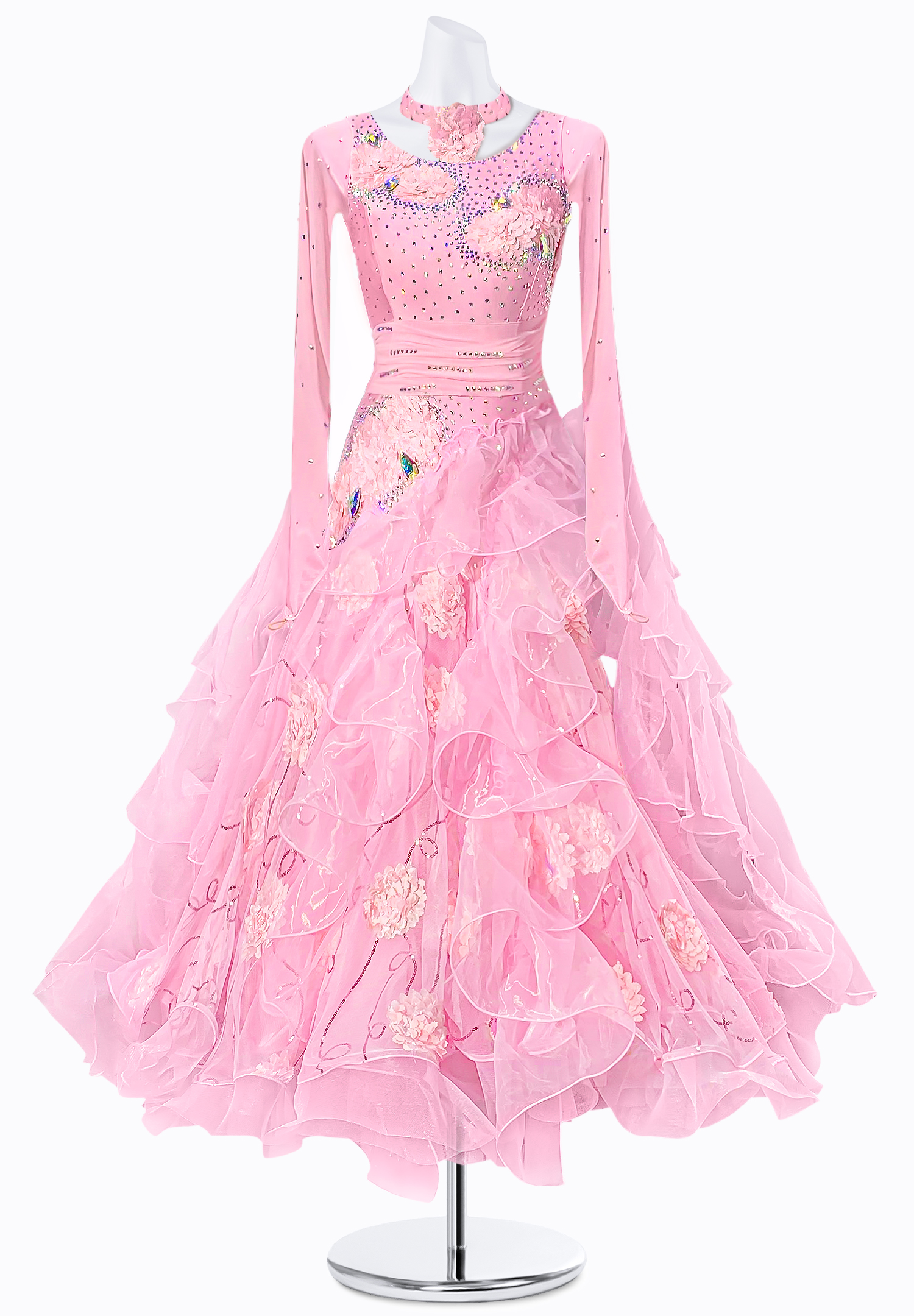 Delicate Flower Ballroom Gown JT-B4951