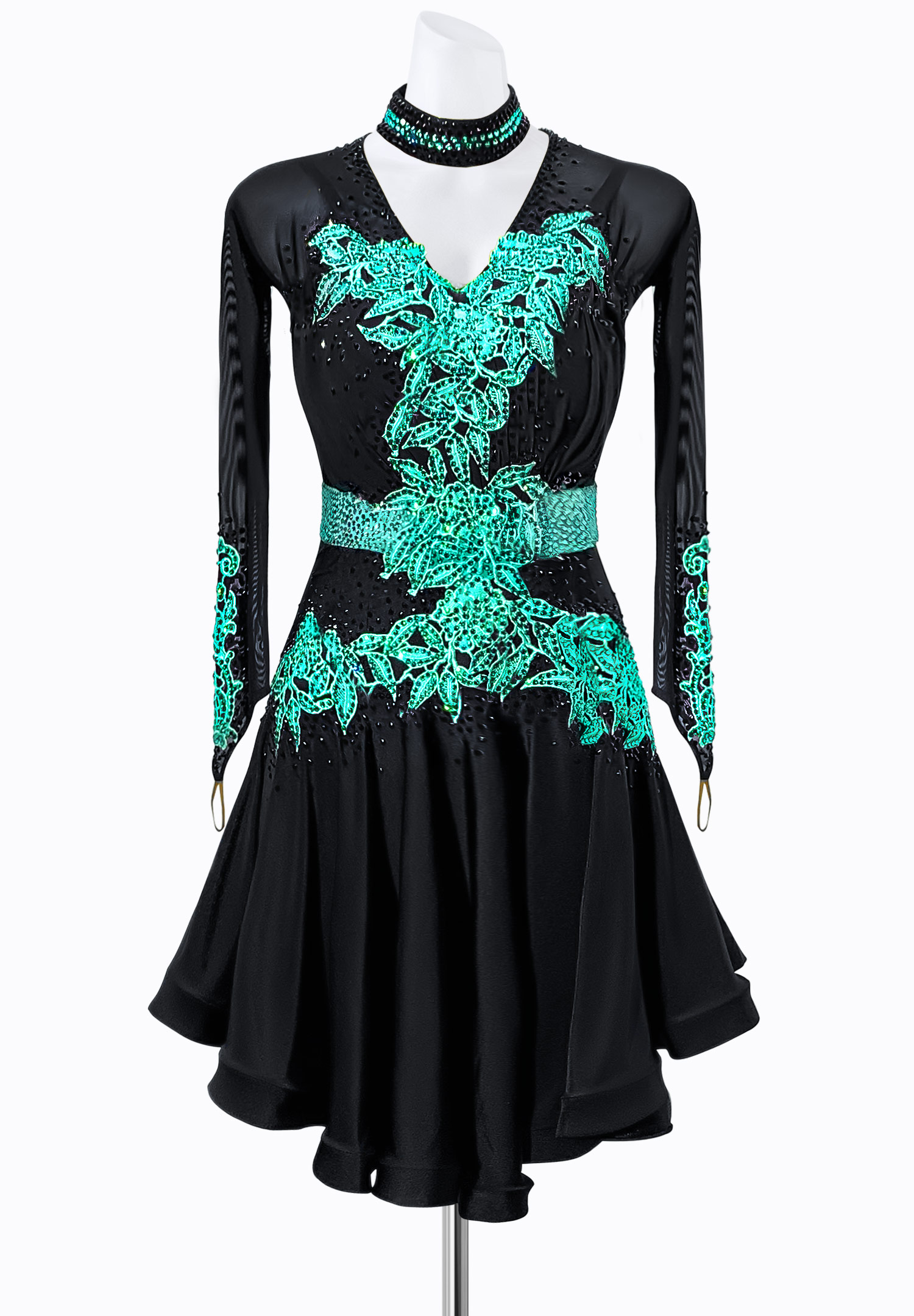 Tranquil Flower Latin Dress JT-L2321