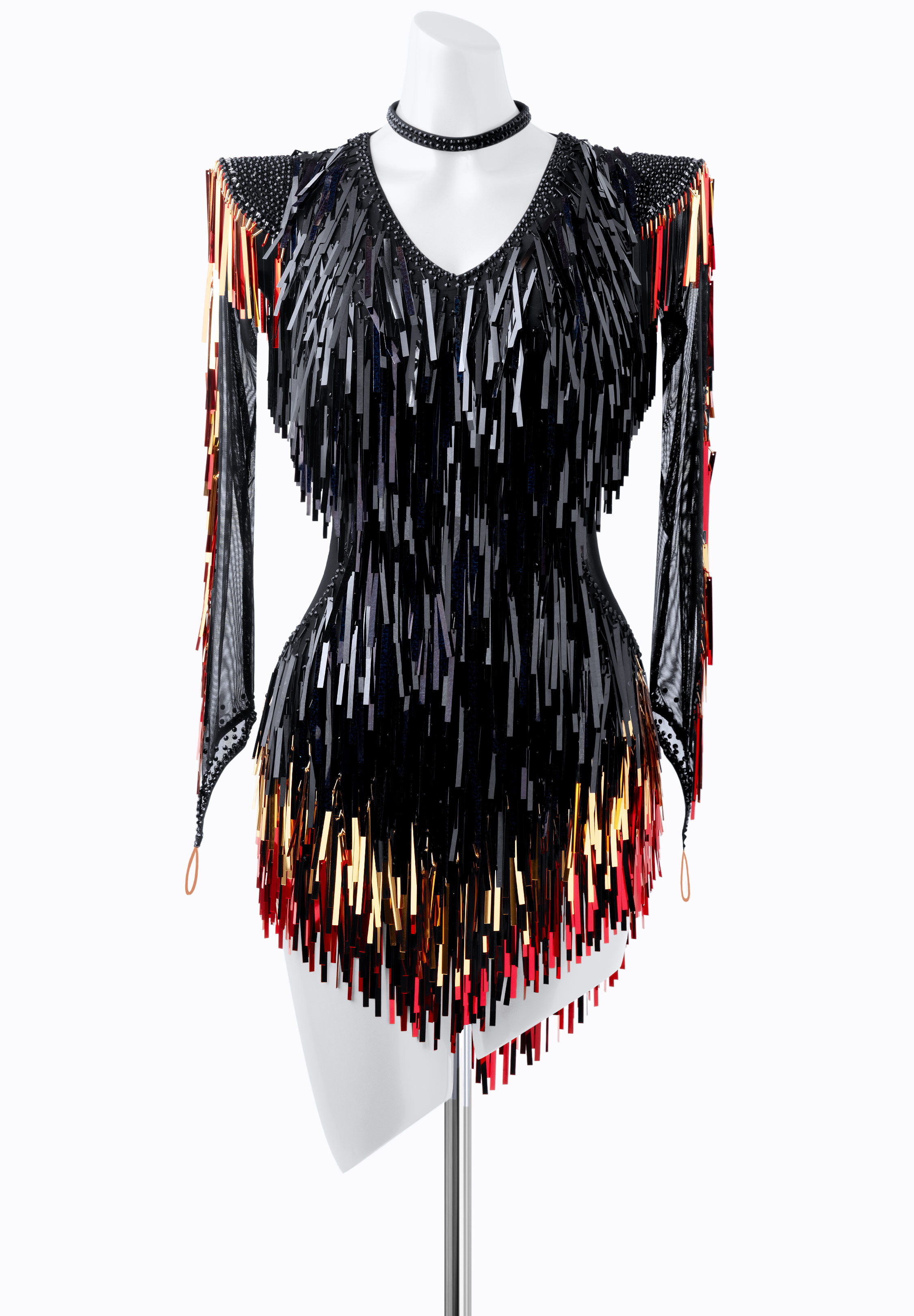 Midnight Flame Latin Dress PR-L240024