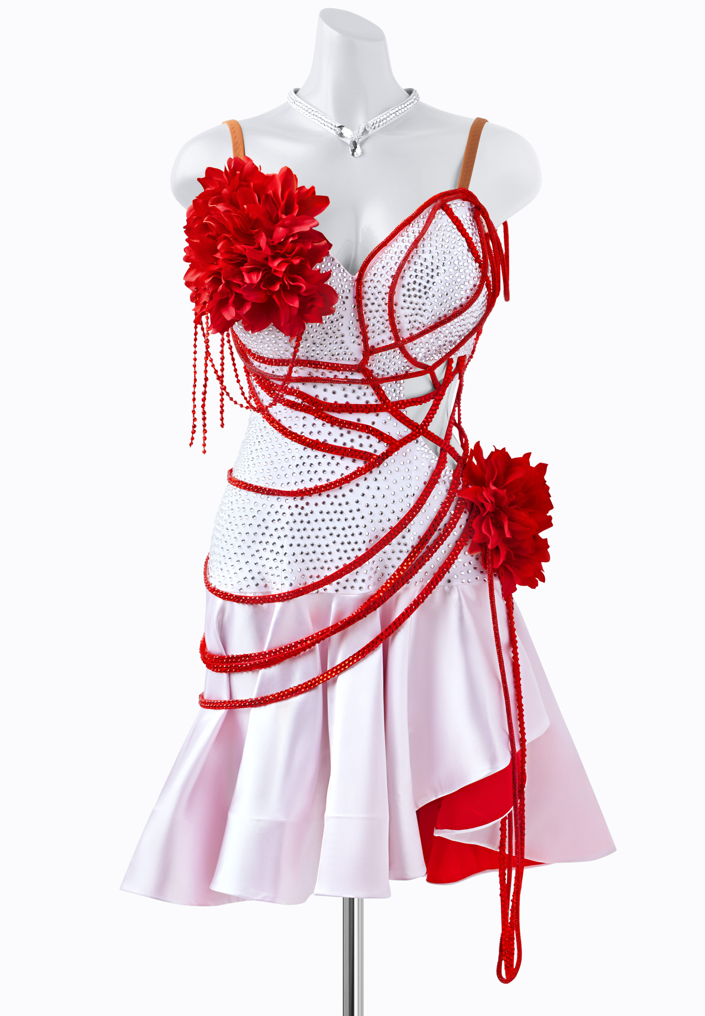 Floral Blaze Latin Dress PR-L240049