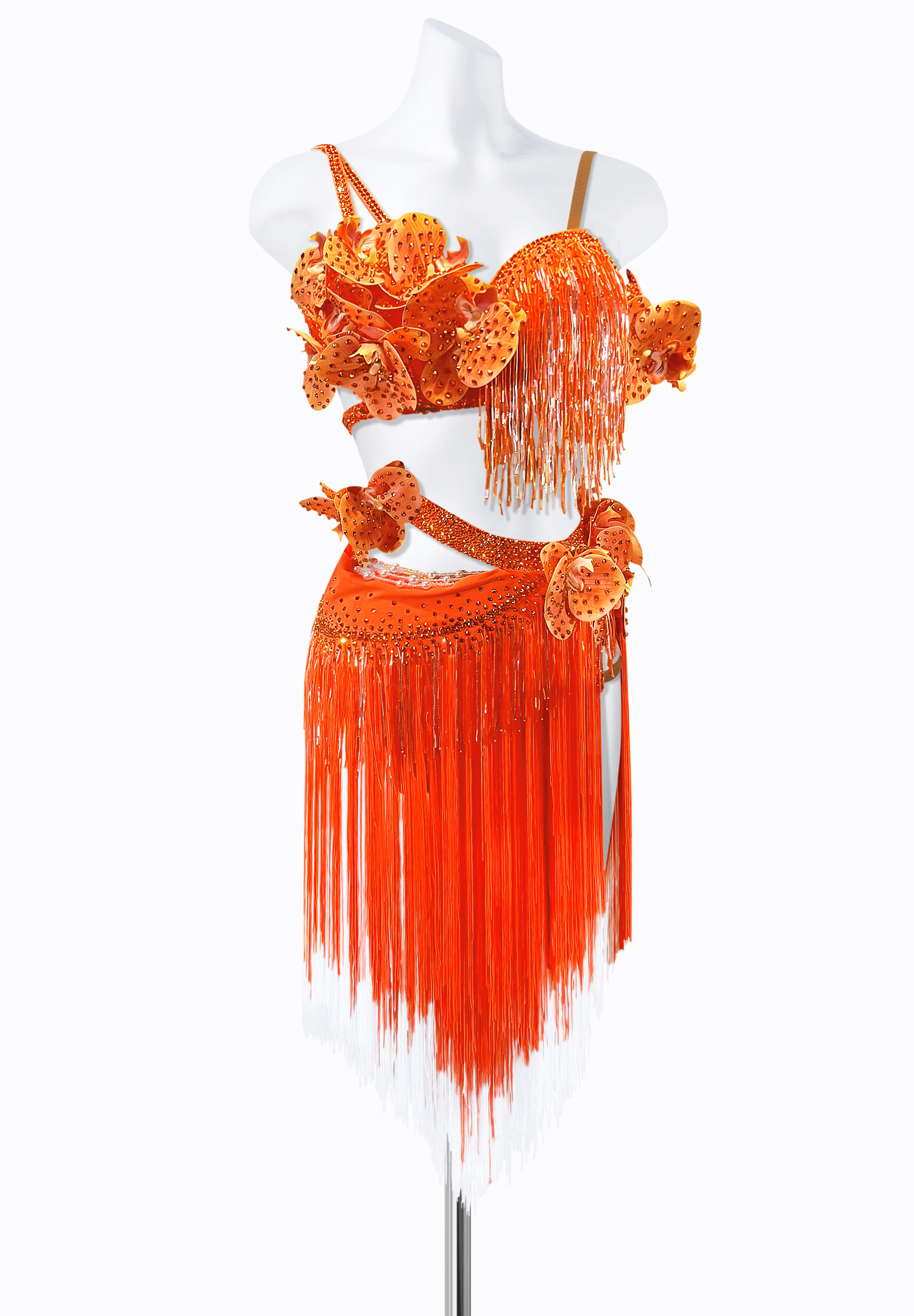 Floral Sunrise Latin Dress PR-L240057