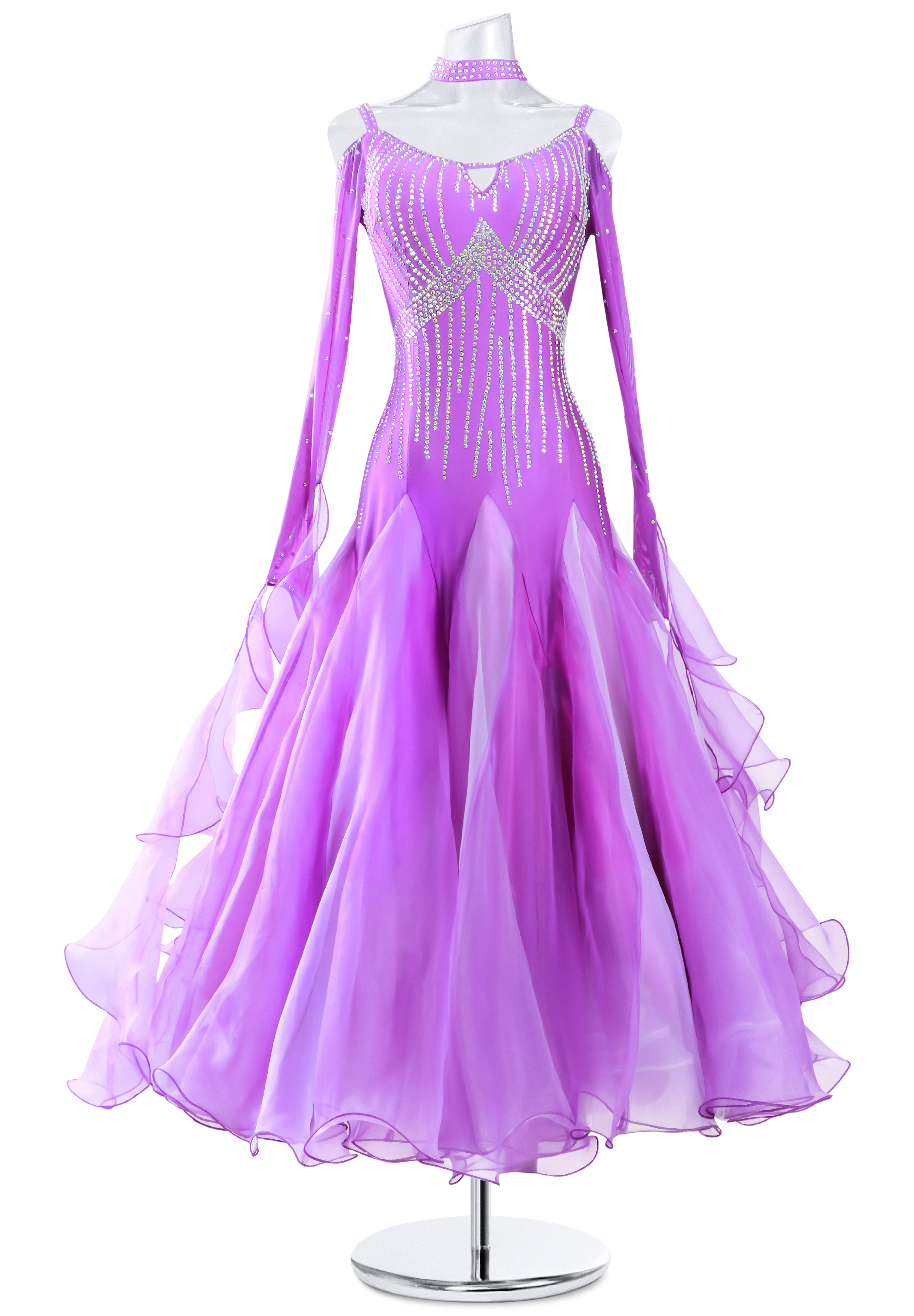 Lavender Paradise Ballroom Dress MQ-B281