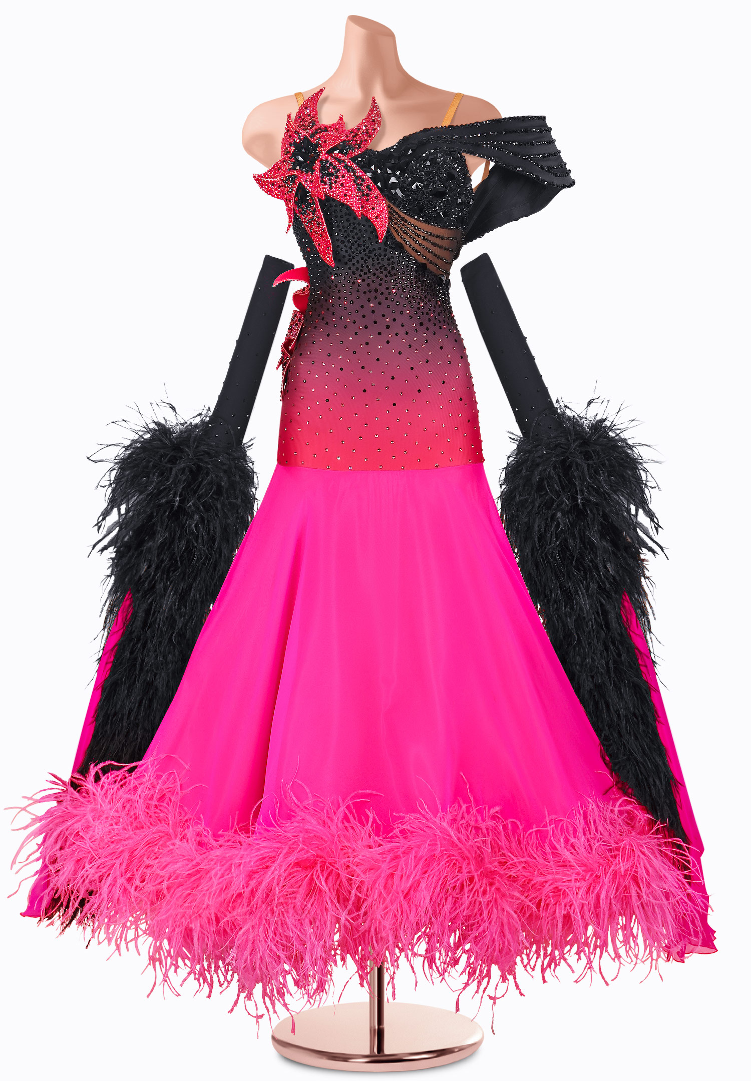 Ombre Lily Ballroom Gown TID-BM1031