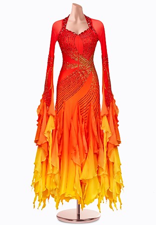 Sunrise Ombre Ballroom Gown TID-BM1059