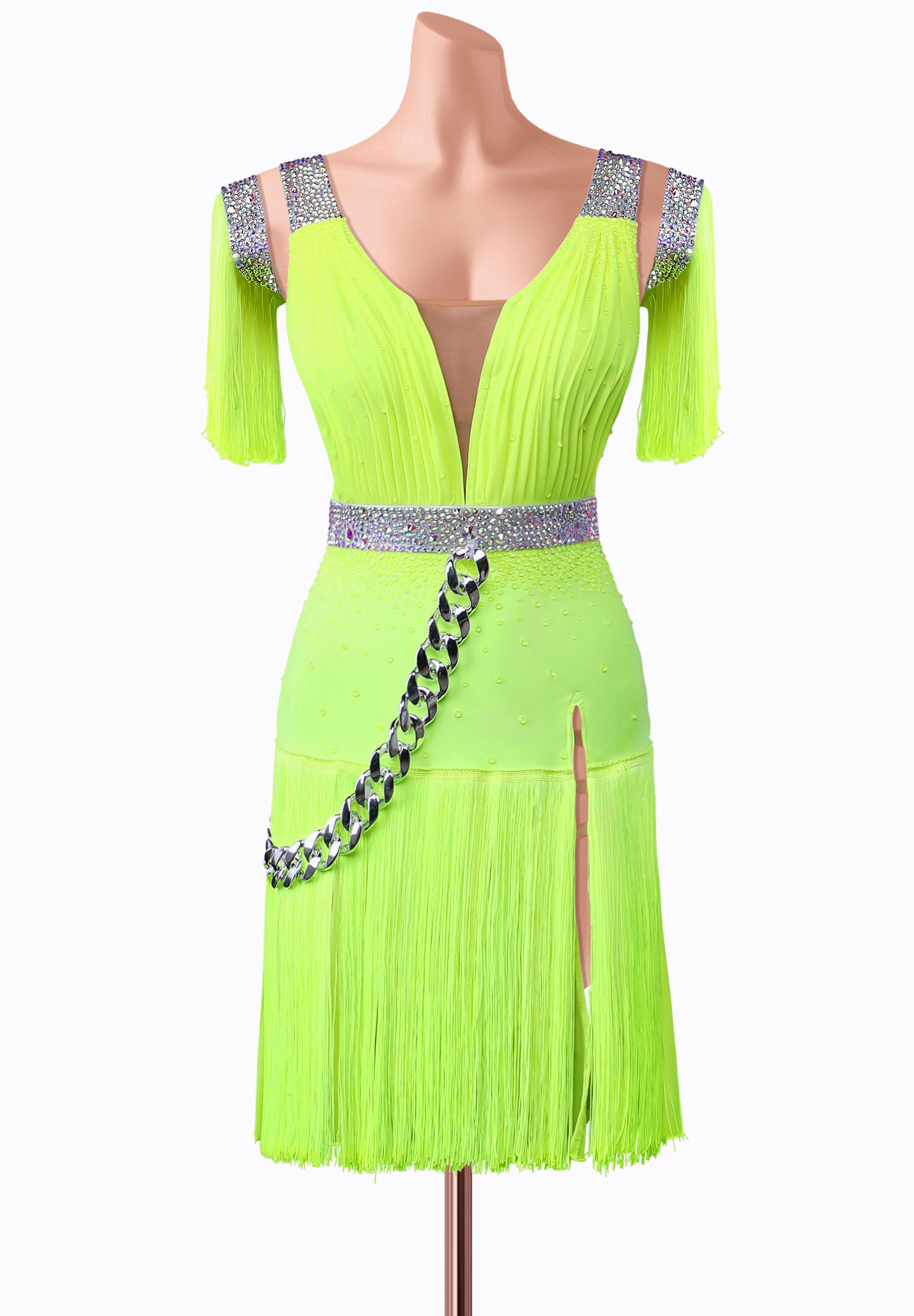 Electric Chain Latin Dress TID-LM0515