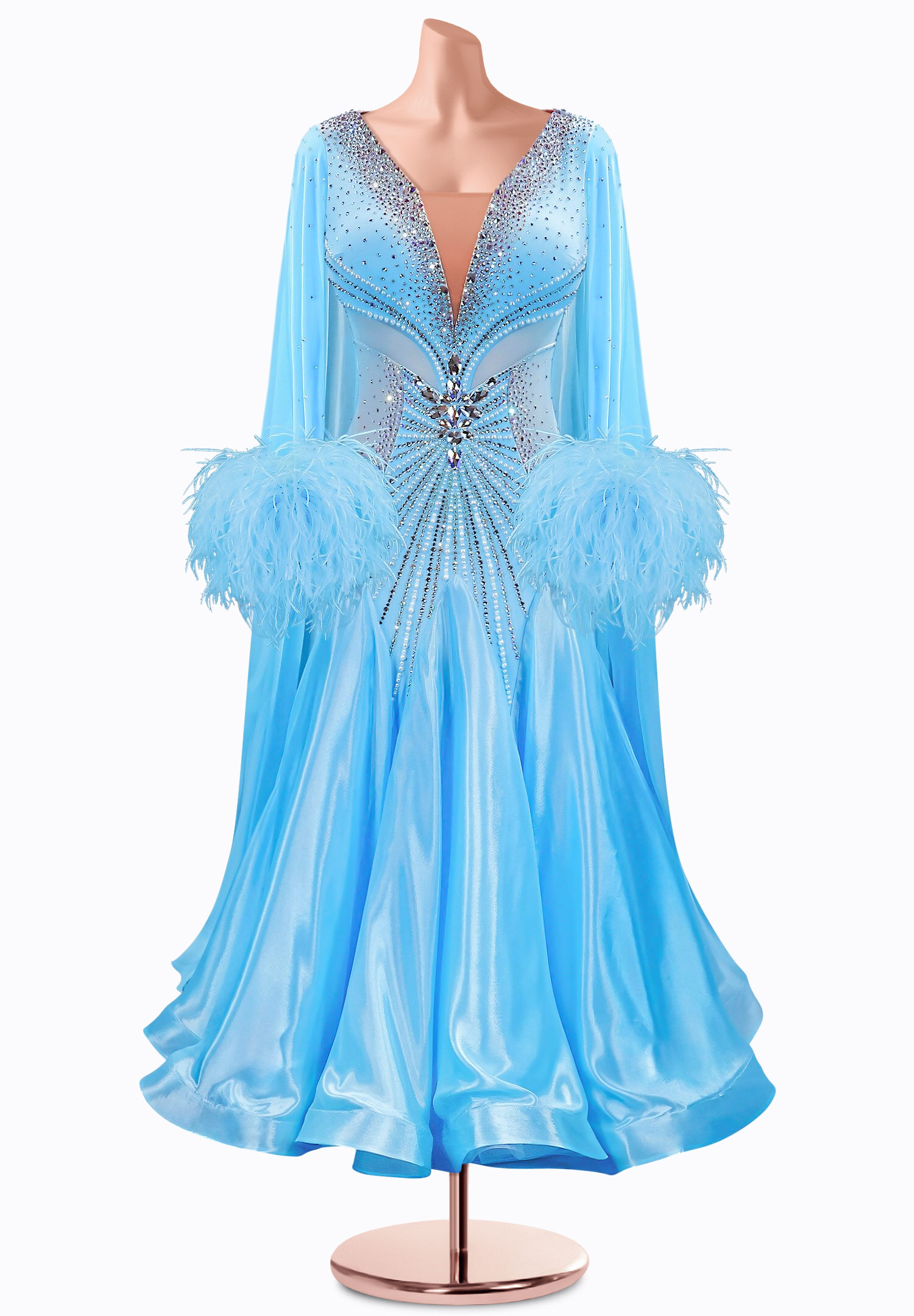 Dreamy Elsa Ballroom Gown TID-BM0519