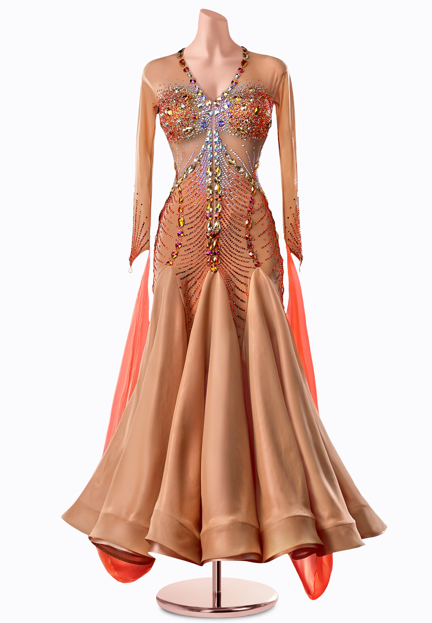 Glimmering Sands Ballroom Gown TID-BM0537