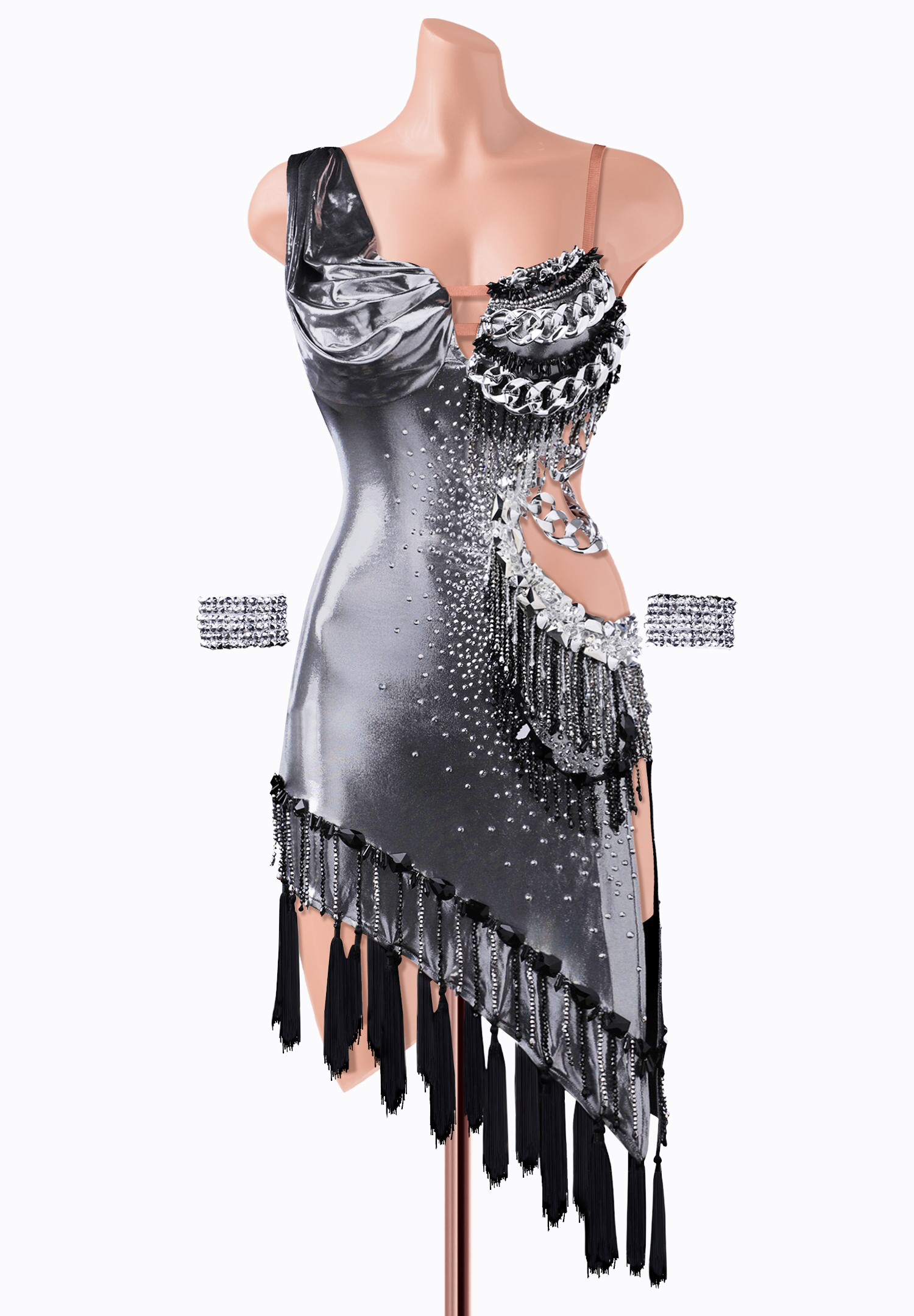 Metal Chain Latin Dress TID-LM0589