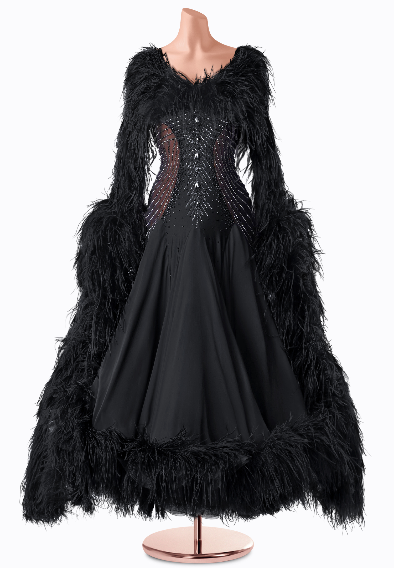 Dazzling Widow Ballroom Gown TID-BM0592