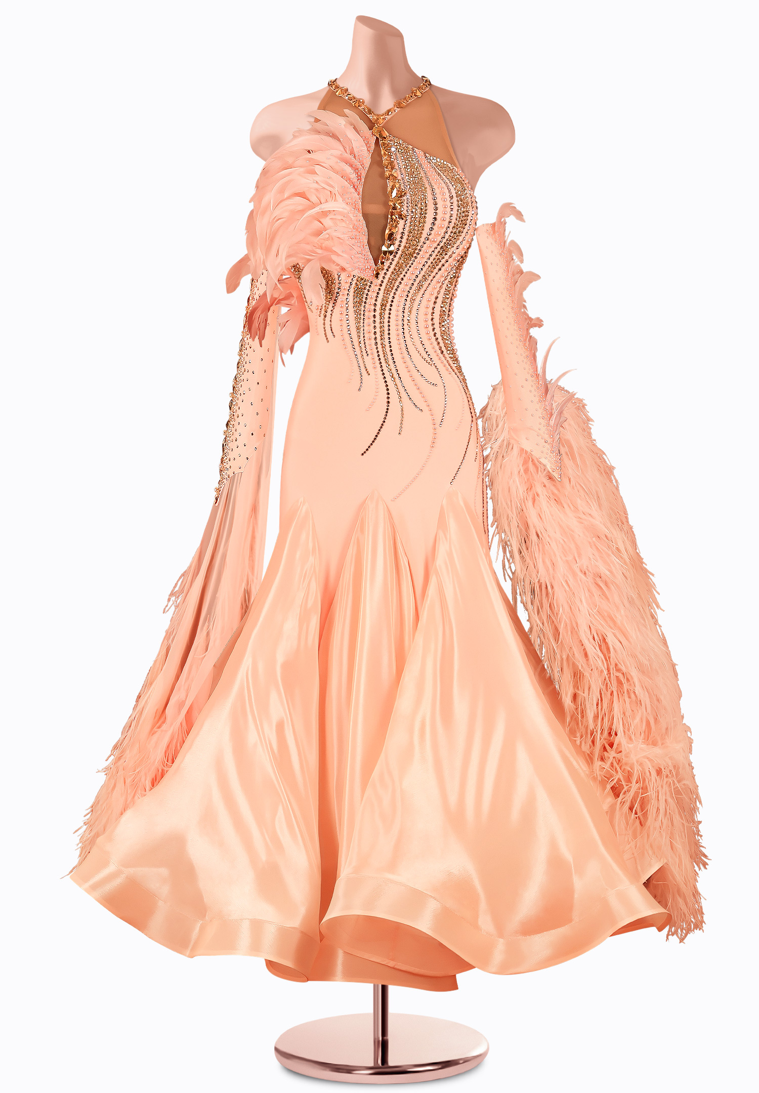 Angelic Wave Ballroom Gown TID-BM0619