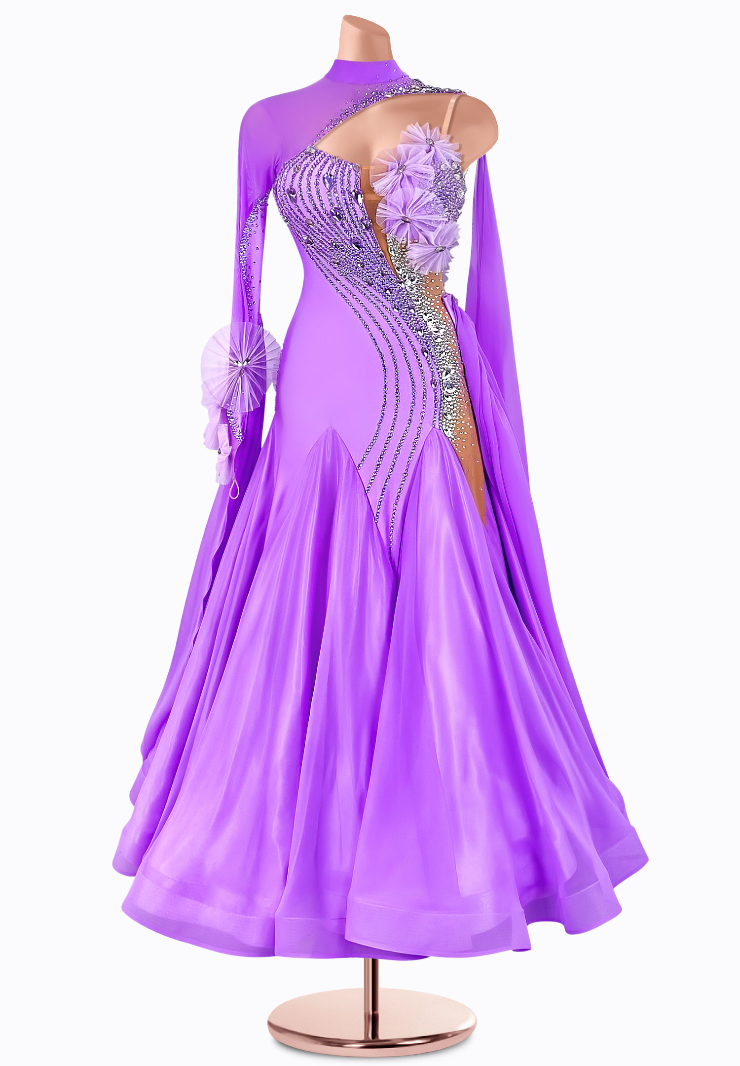 Frilly Delight Ballroom Gown TID-BM0725