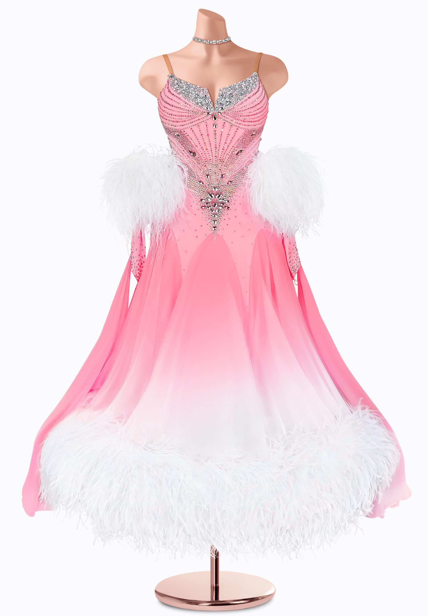 Soft Allure Ballroom Gown TID-BM0729