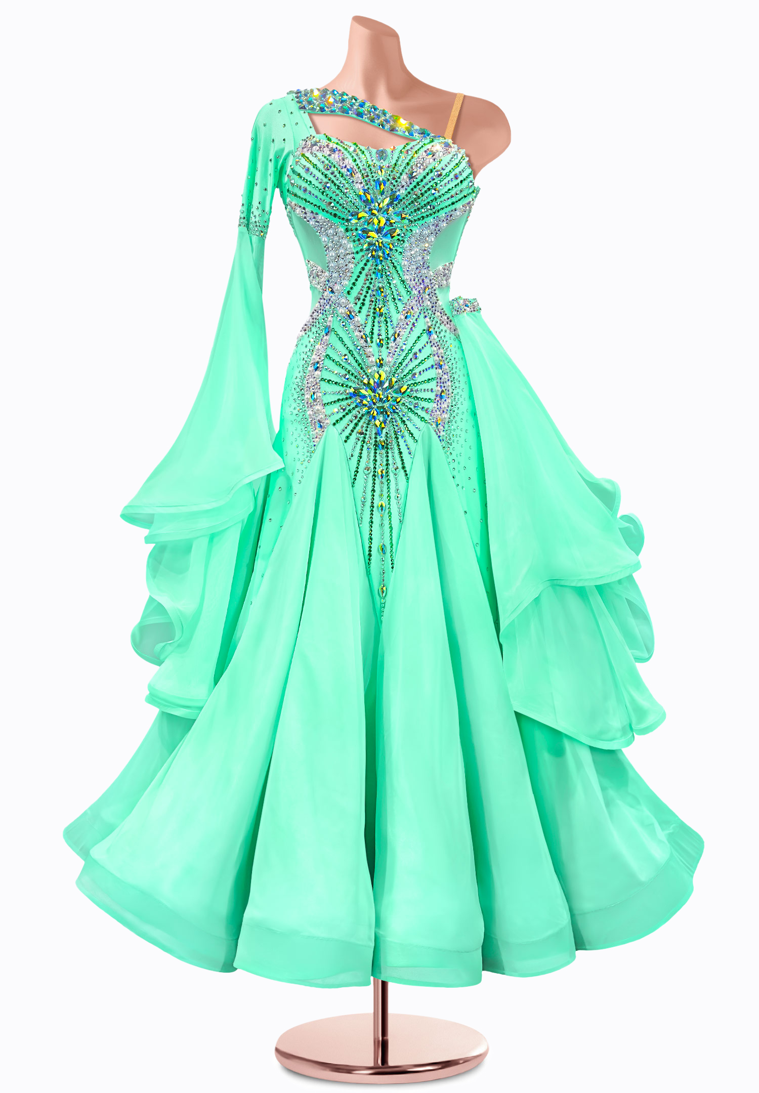Lagoon Expression Ballroom Gown TID-BM0734