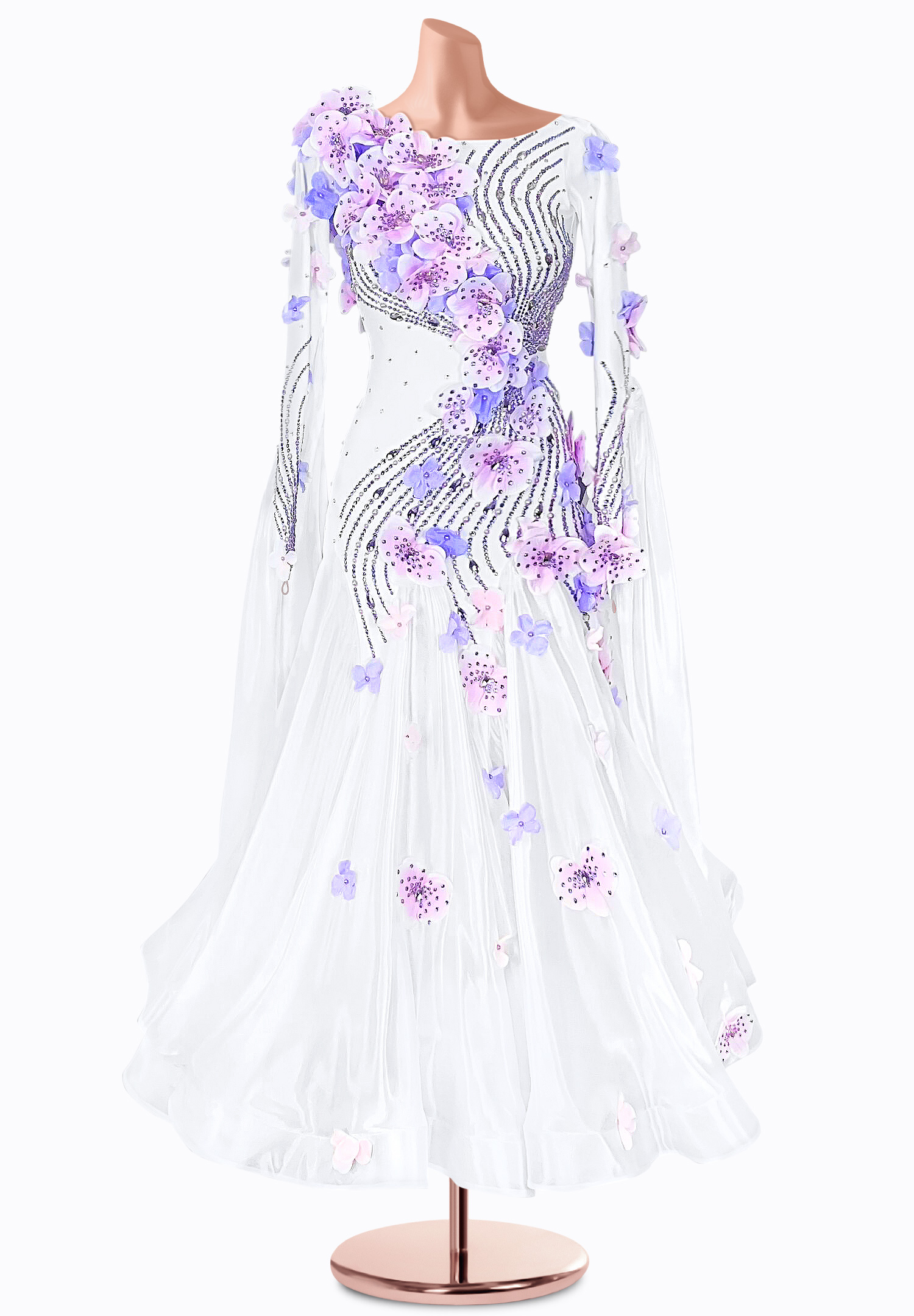 Orchid Gaze Ballroom Gown TID-BM0741