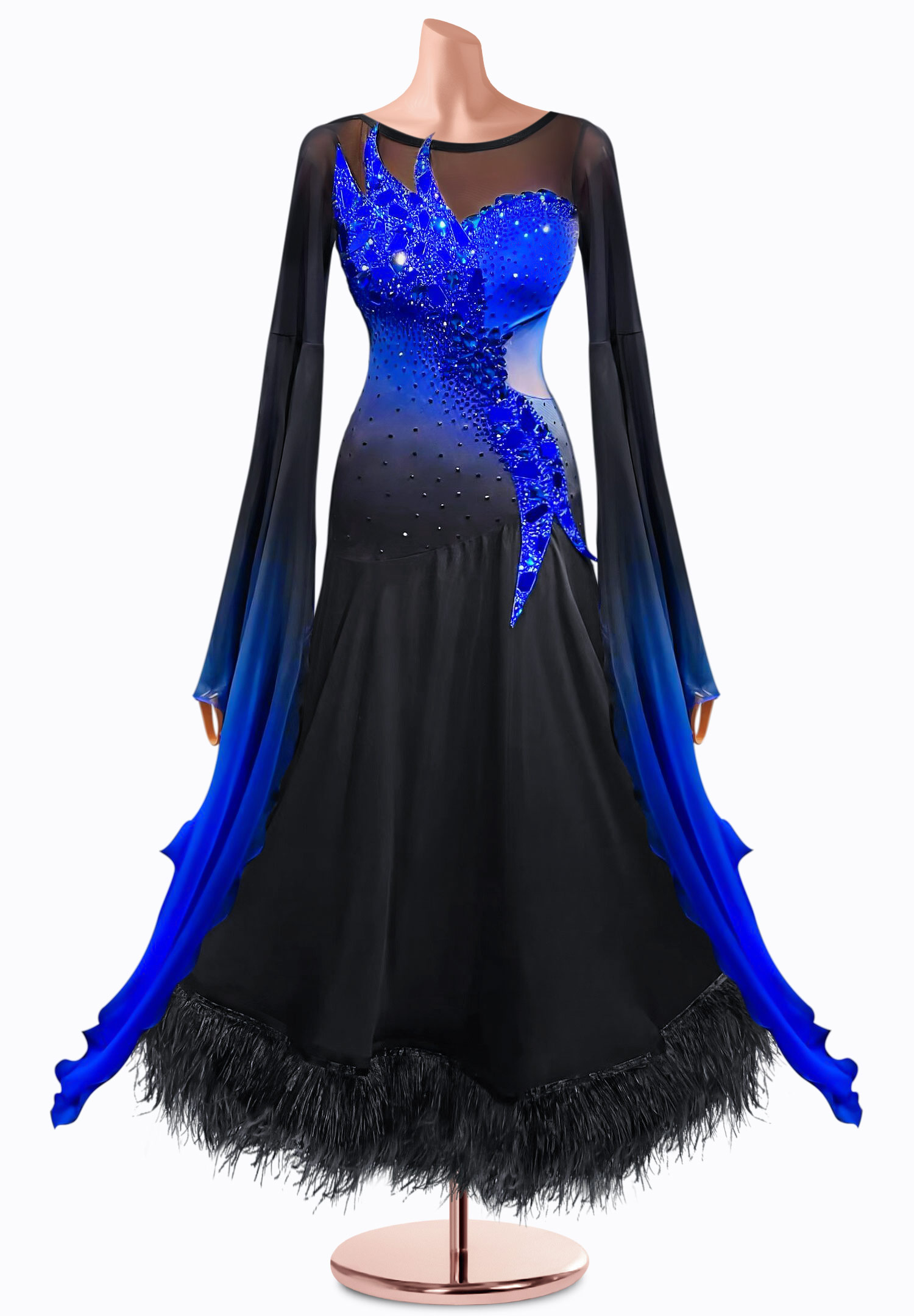 Pacific Gradient Ballroom Gown TID-BM0756