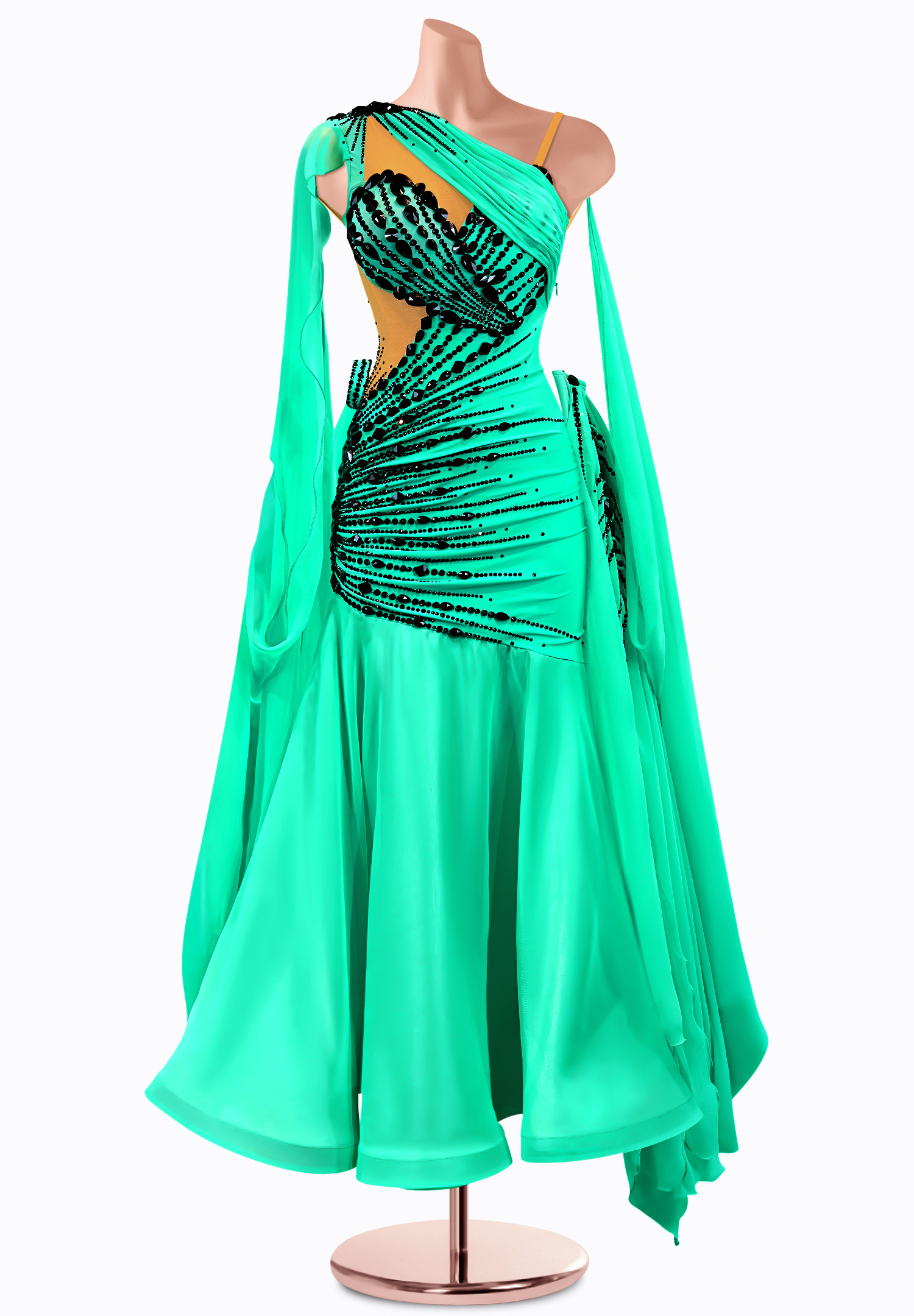 Tranquil Wave Ballroom Gown TID-BM0891