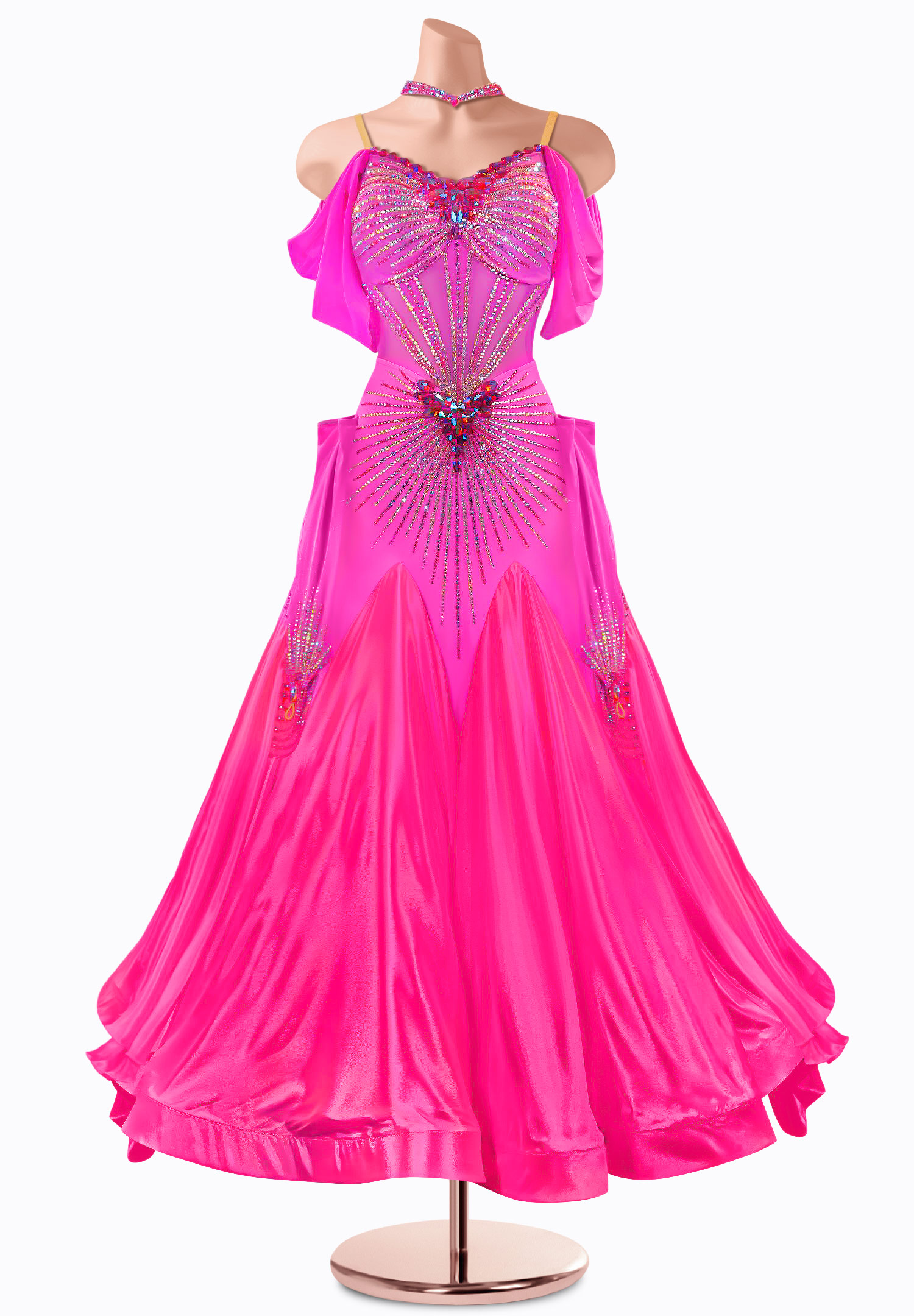 Radiant Paradise Ballroom Gown TID-BM0904
