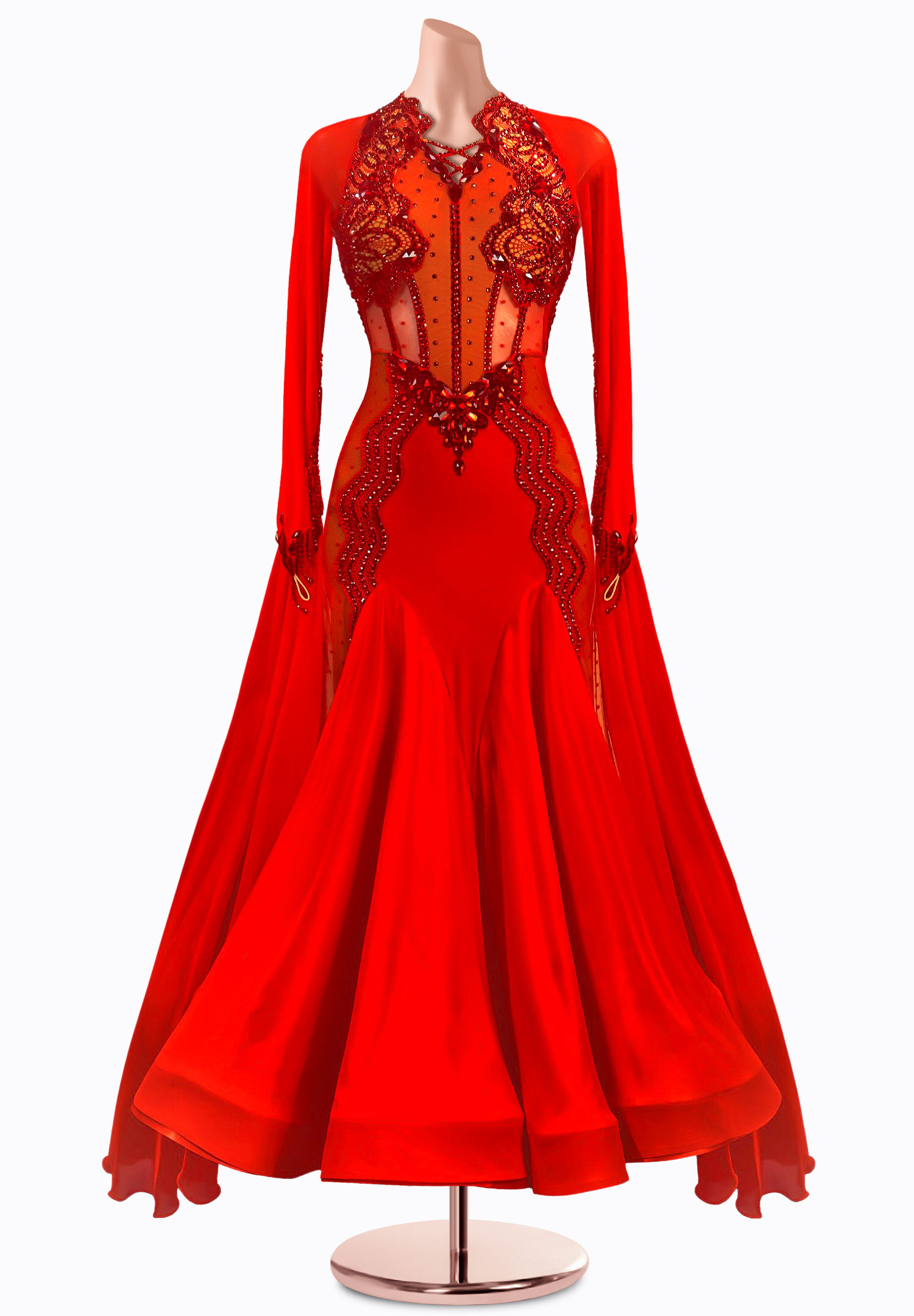 Blazing Wave Ballroom Gown TID-BM0911