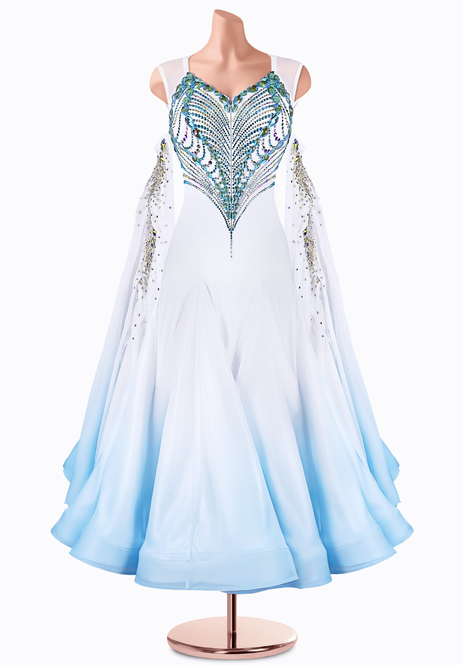 Cosmic Teardrop Ballroom Gown TID-BM0980