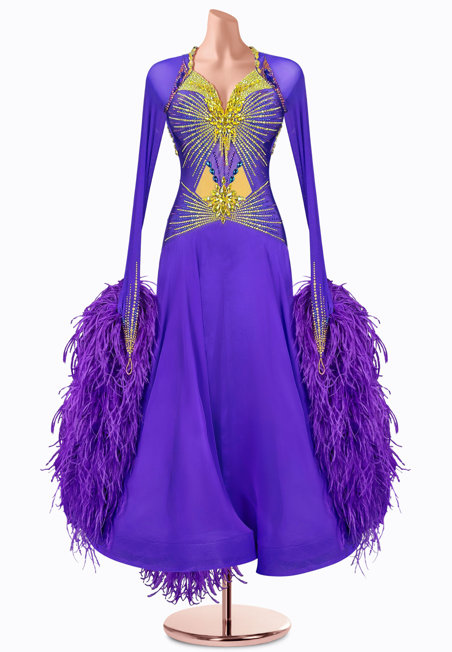 Radiant Teardrop Ballroom Gown TID-BM0981