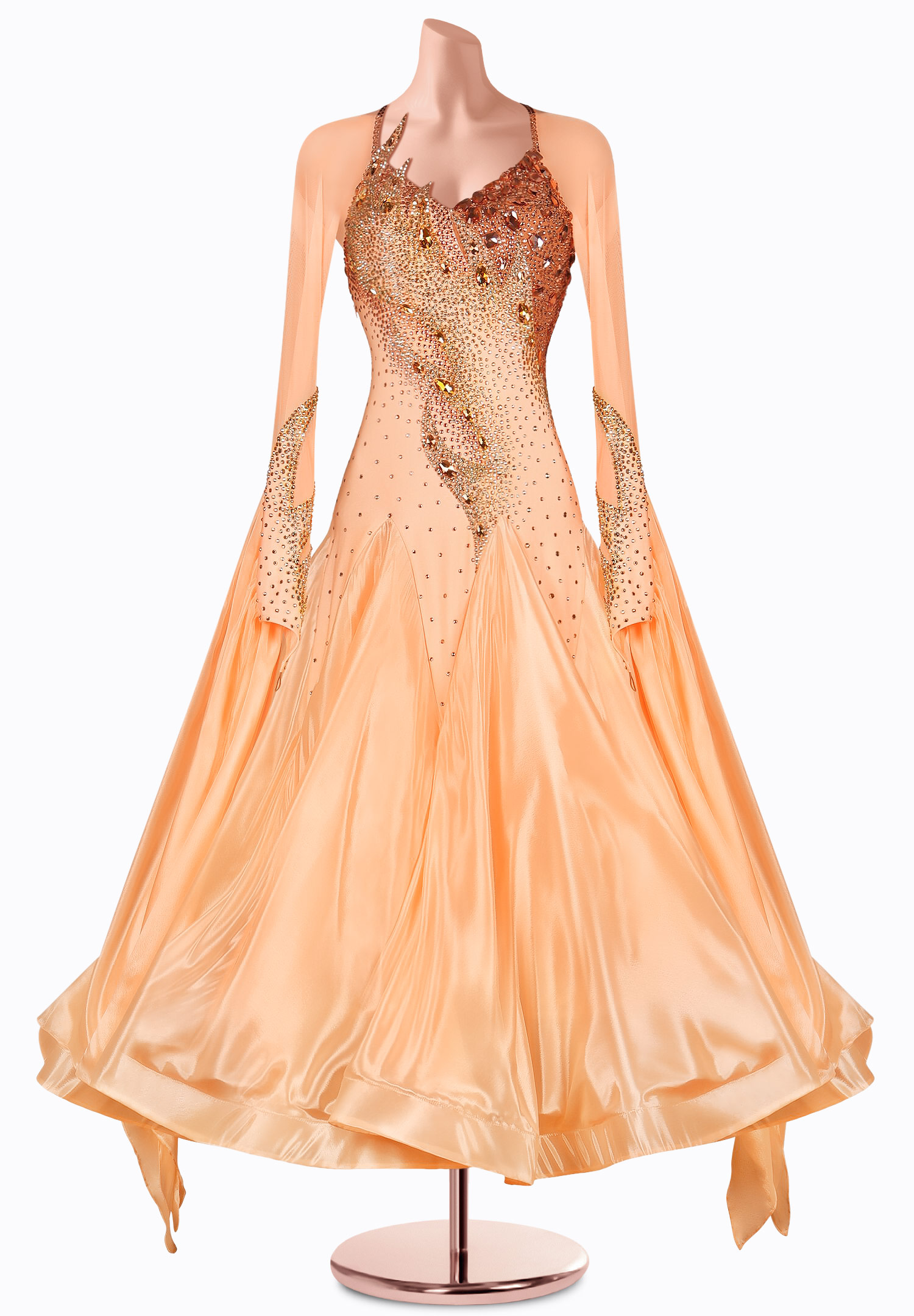 Honey Delight Ballroom Gown TID-BM0994
