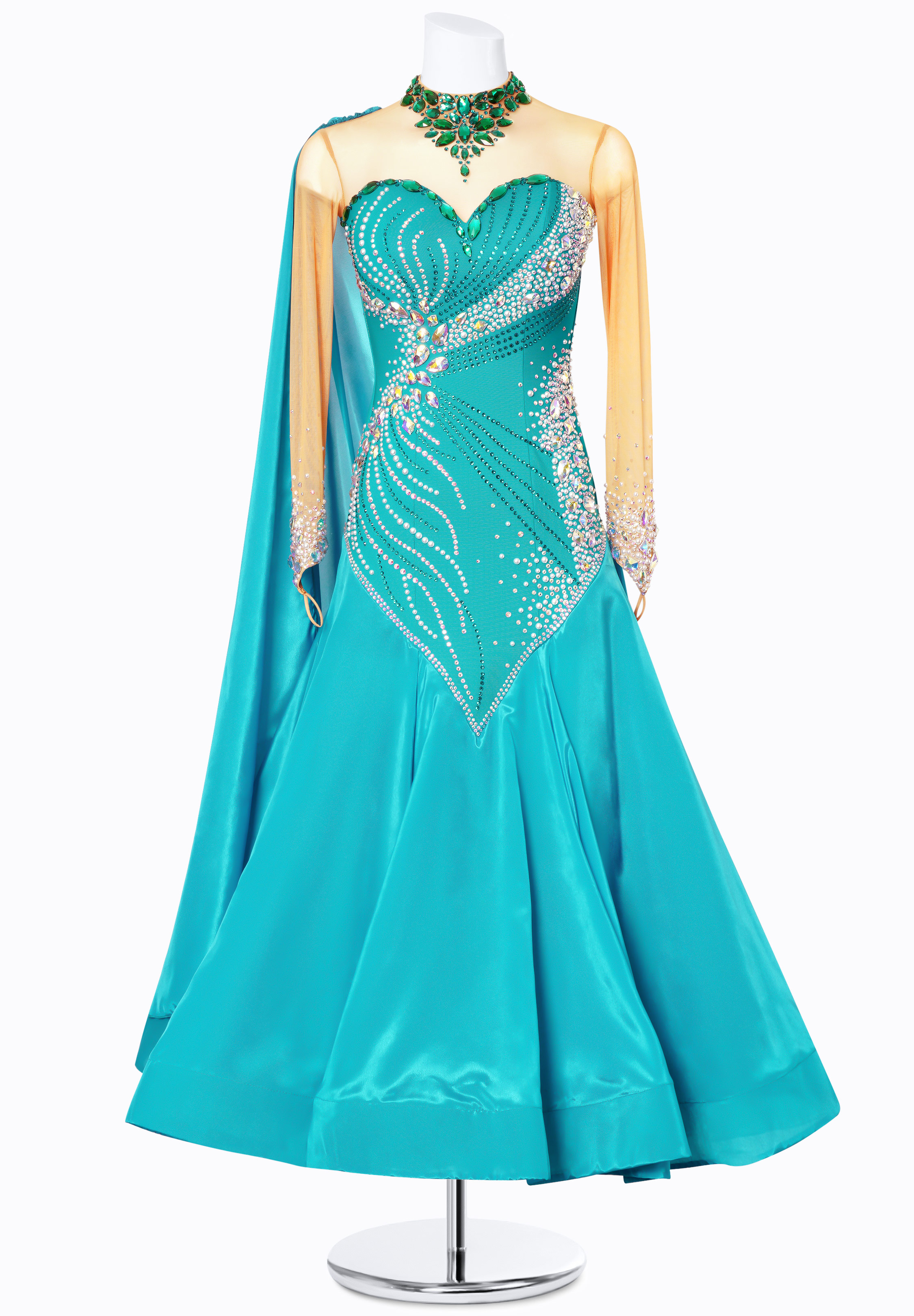 Lavish Twirls Ballroom Gown MF-B0384