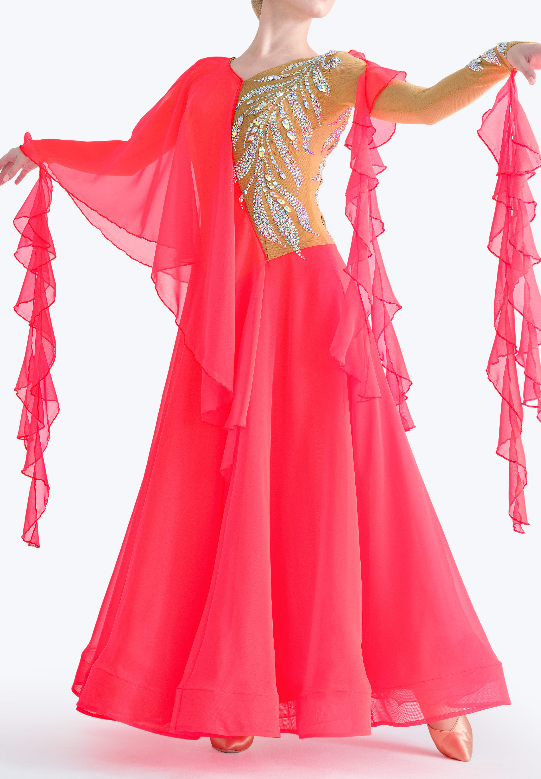 Amber Dusk Ballroom Gown MF-B0445