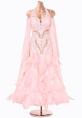 Blushing Twirl Ballroom Gown MF-B0461