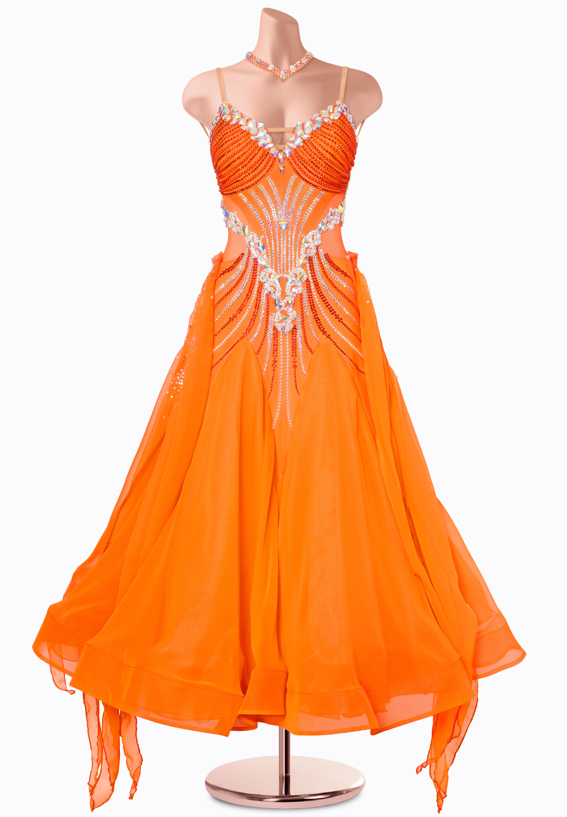 Amber Serenade Ballroom Gown MF-B0432