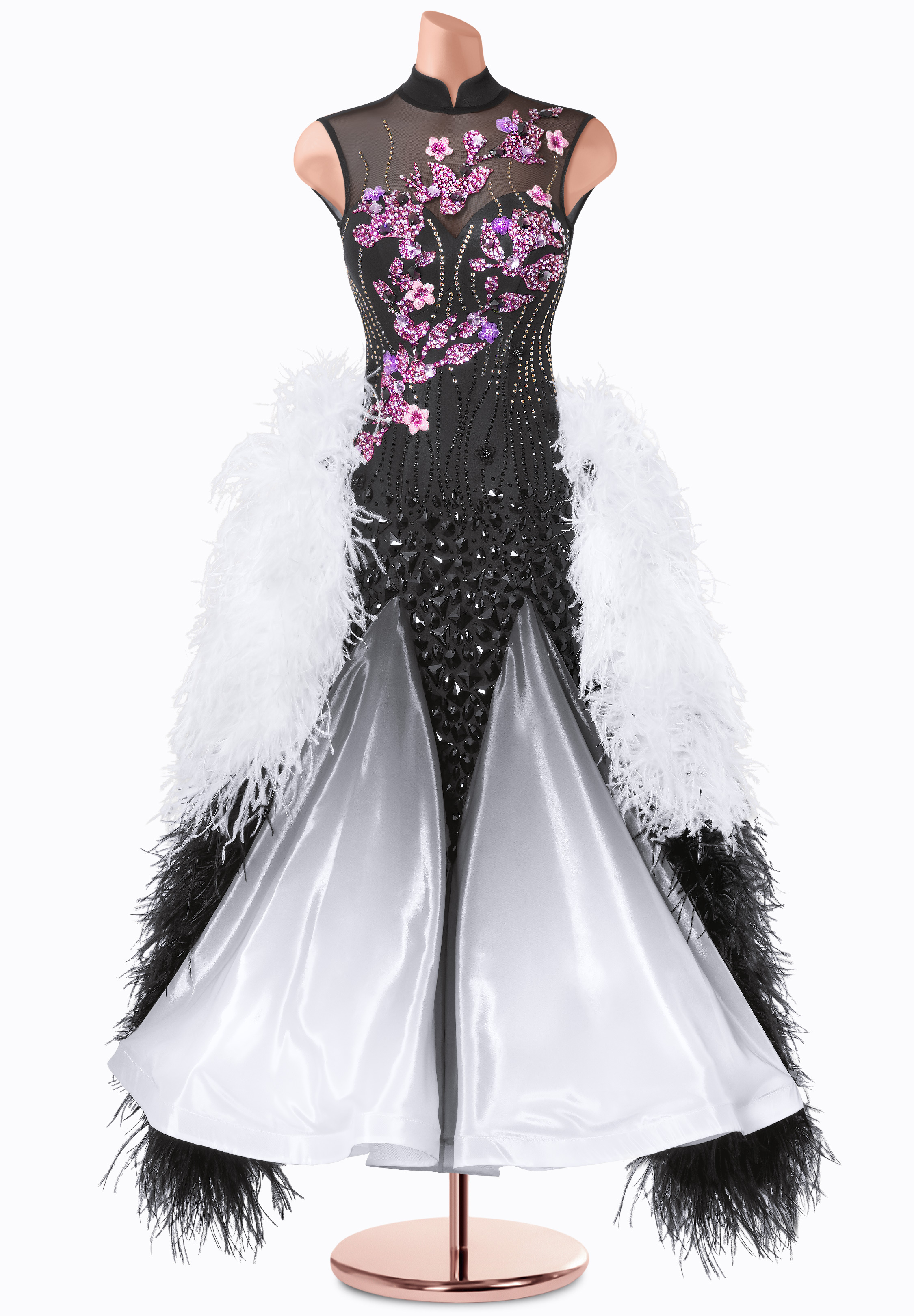 Midnight Violet Ballroom Gown MF-B0413